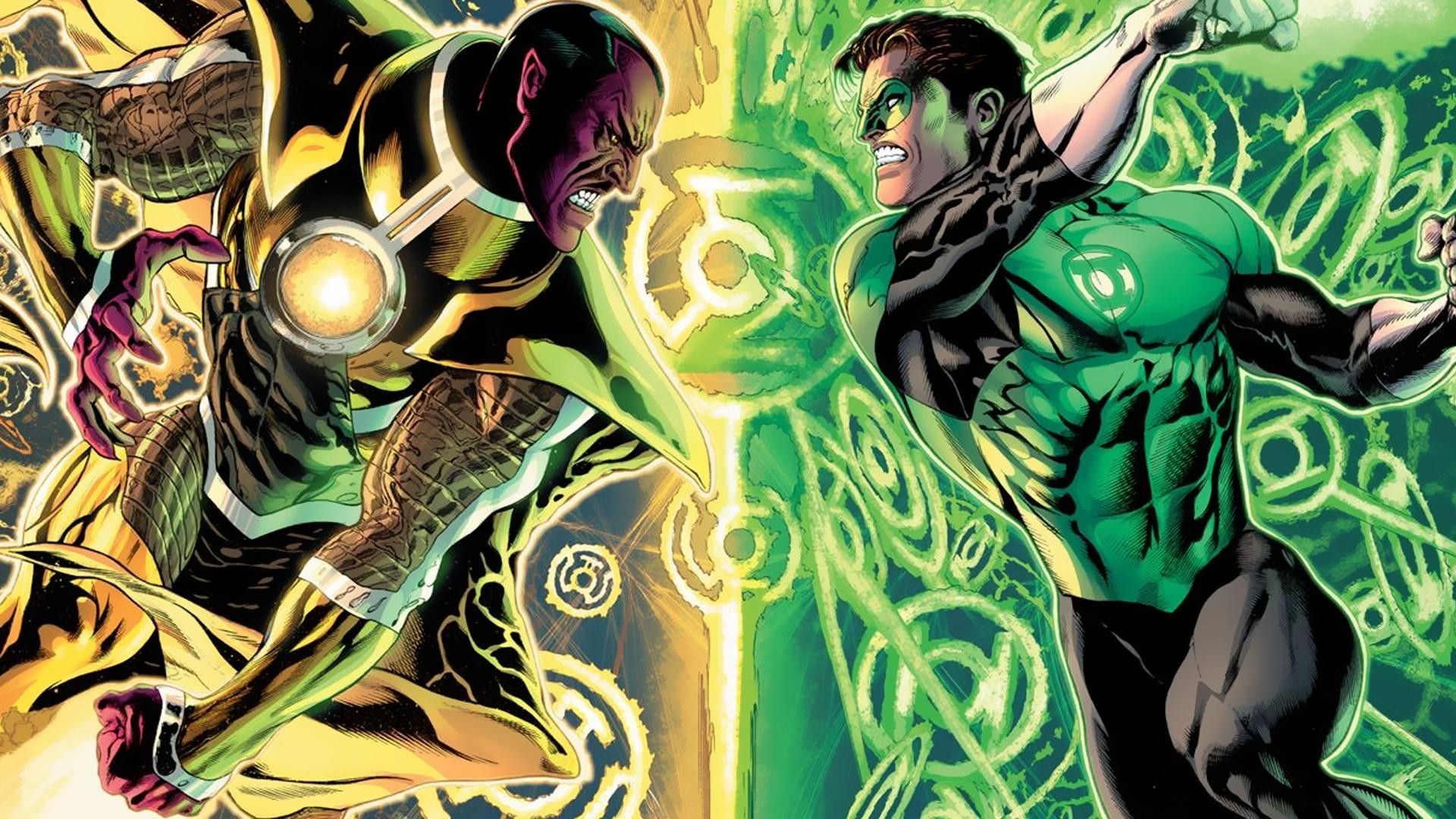 Hal Jordan vs Sinestro [1920x1080] Need #iPhone S #Plus # Wallpaper. Green lantern wallpaper, Green lantern hal jordan, Green lantern