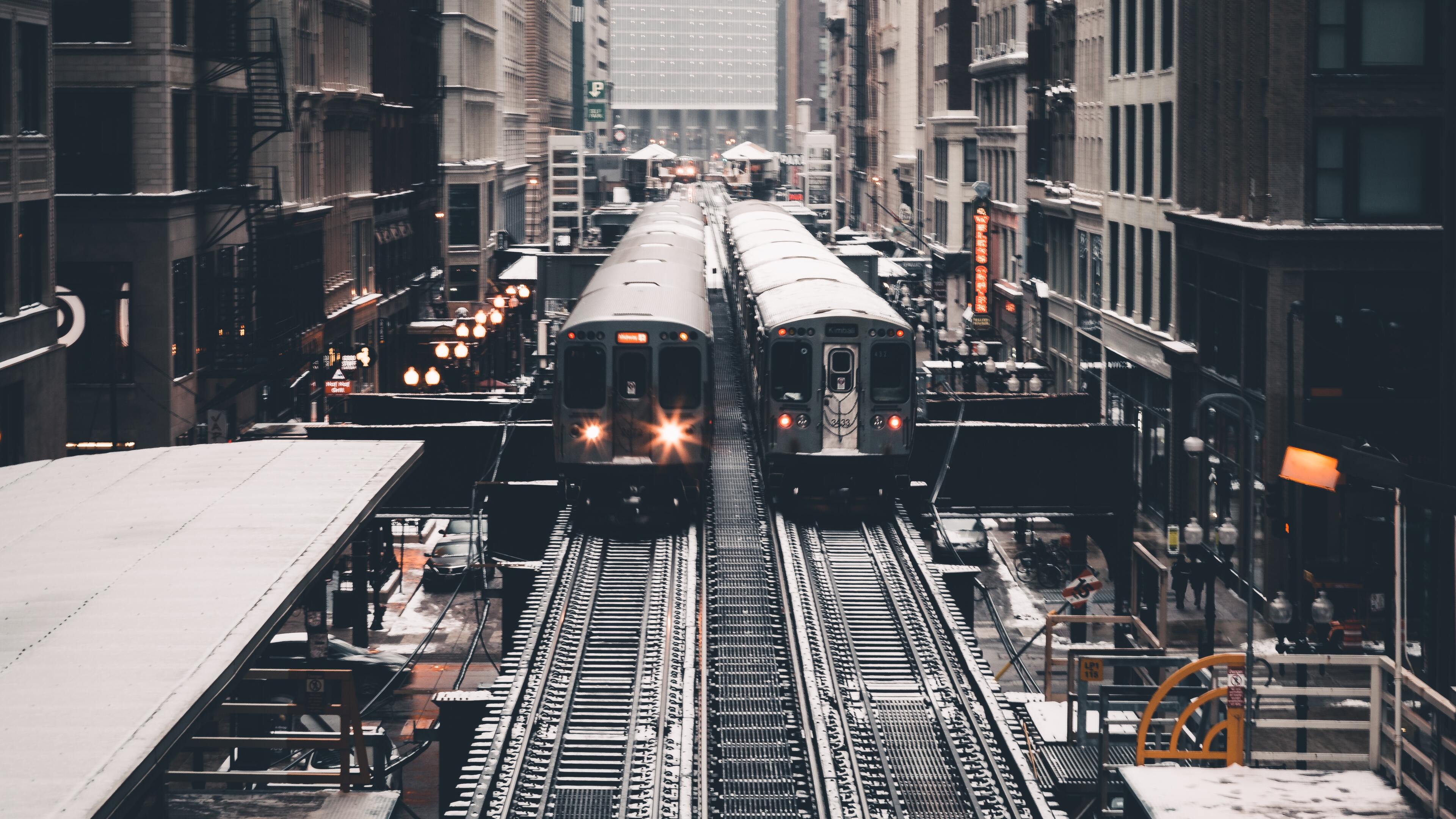 Train At Subway Station 5k 4k HD 4k Wallpaper, Image, Background, Photo and Picture