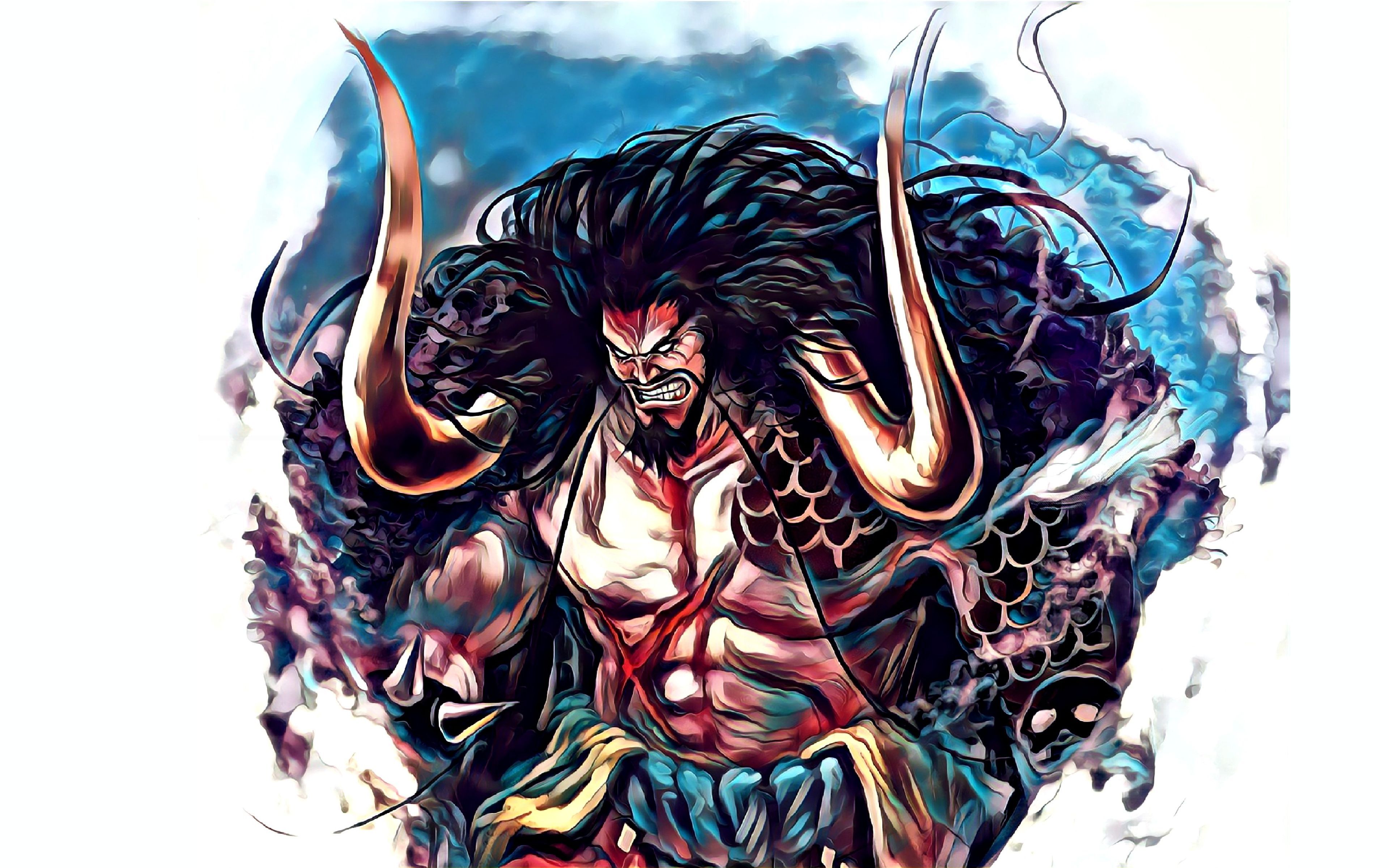 Luffy Kaido One Piece Pirate Warriors 4 4K Wallpaper #5.1708