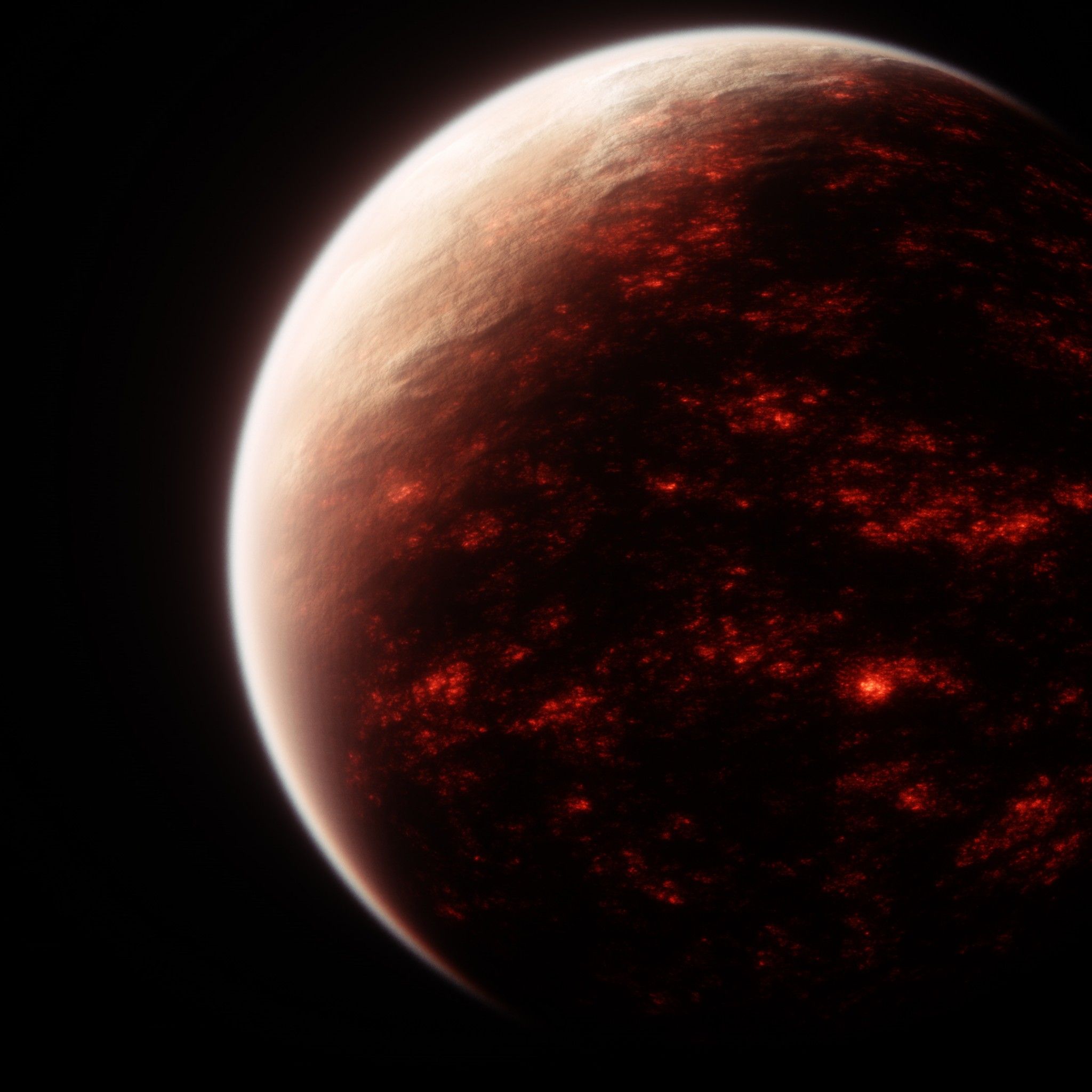 Red planet 4K Wallpaper, Burning, Space exploration, Dark background, Space