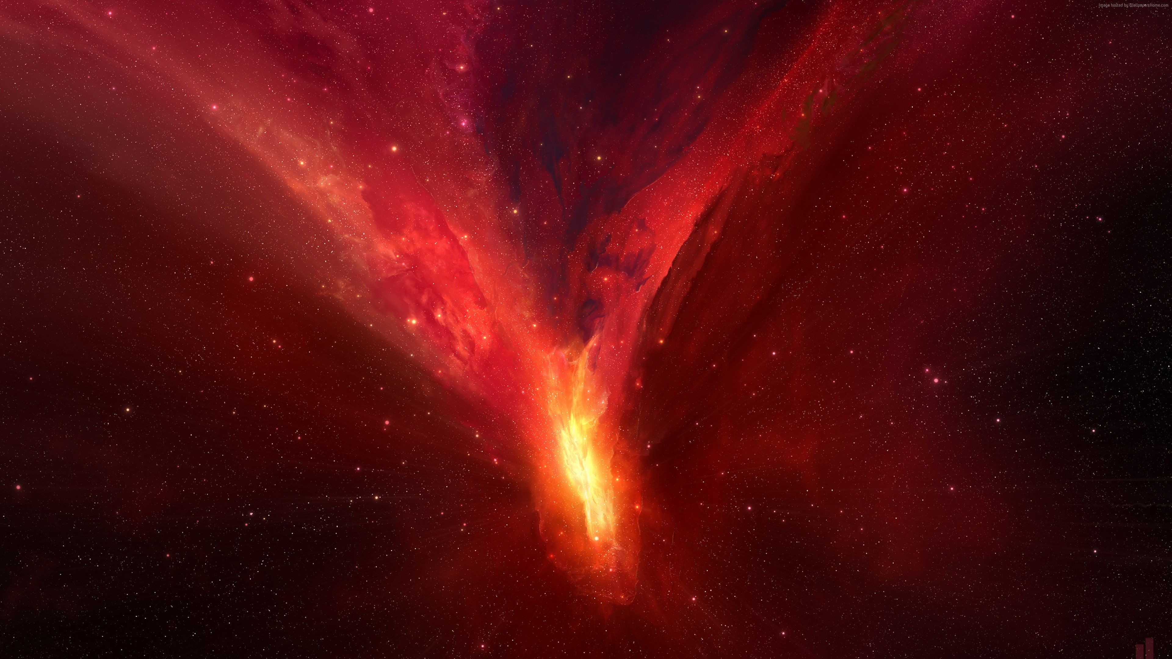 Wallpaper Horsehead Nebula, red, HD, Space Wallpaper Download Resolution 4K Wallpaper