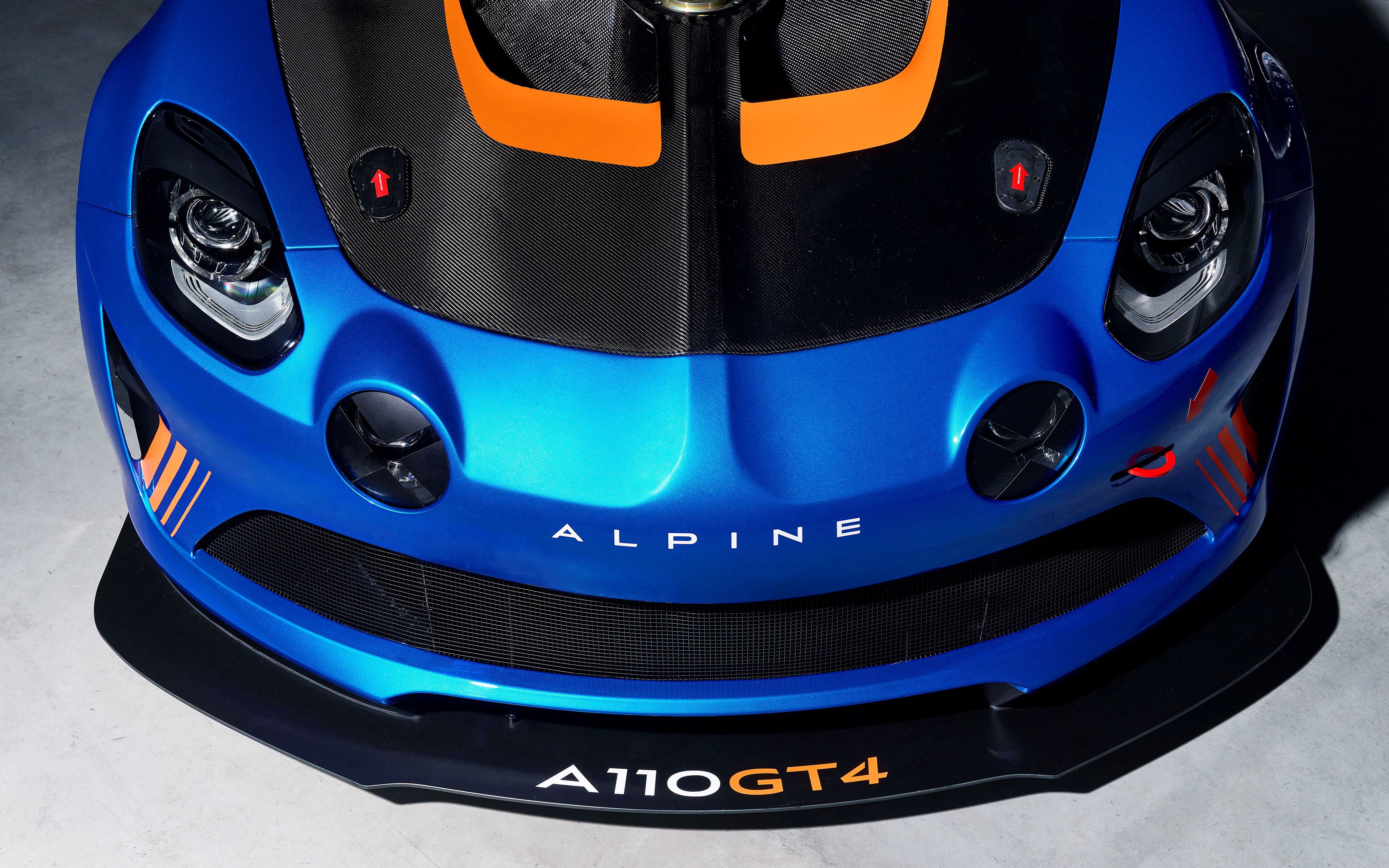 Wallpaper 4k Alpine A110 GT4 Geneva Motor Show 2018 4K Wallpaper