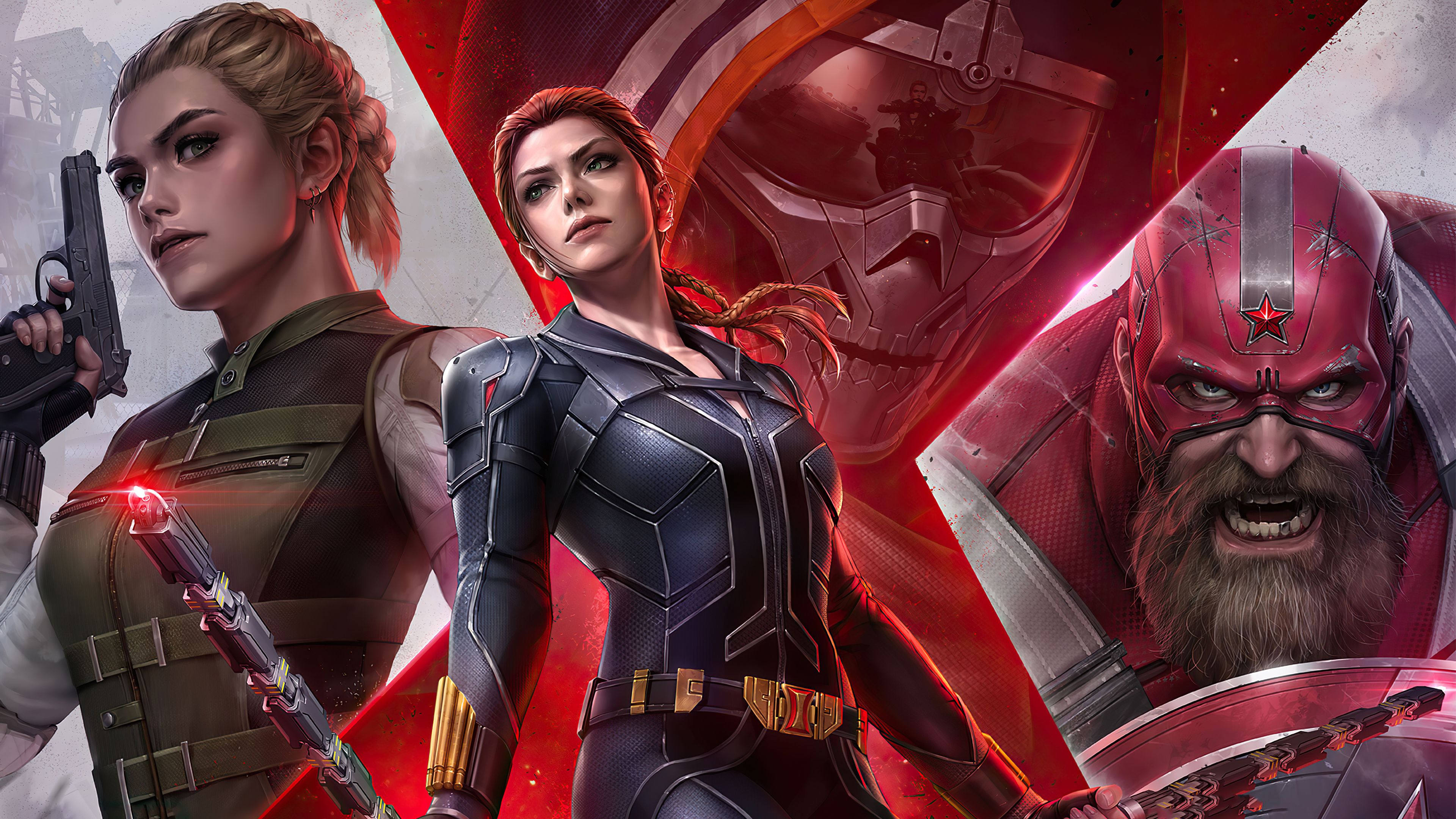 Marvel Future Fight Black Widow Team 4k, HD Games, 4k Wallpaper, Image, Background, Photo and Picture