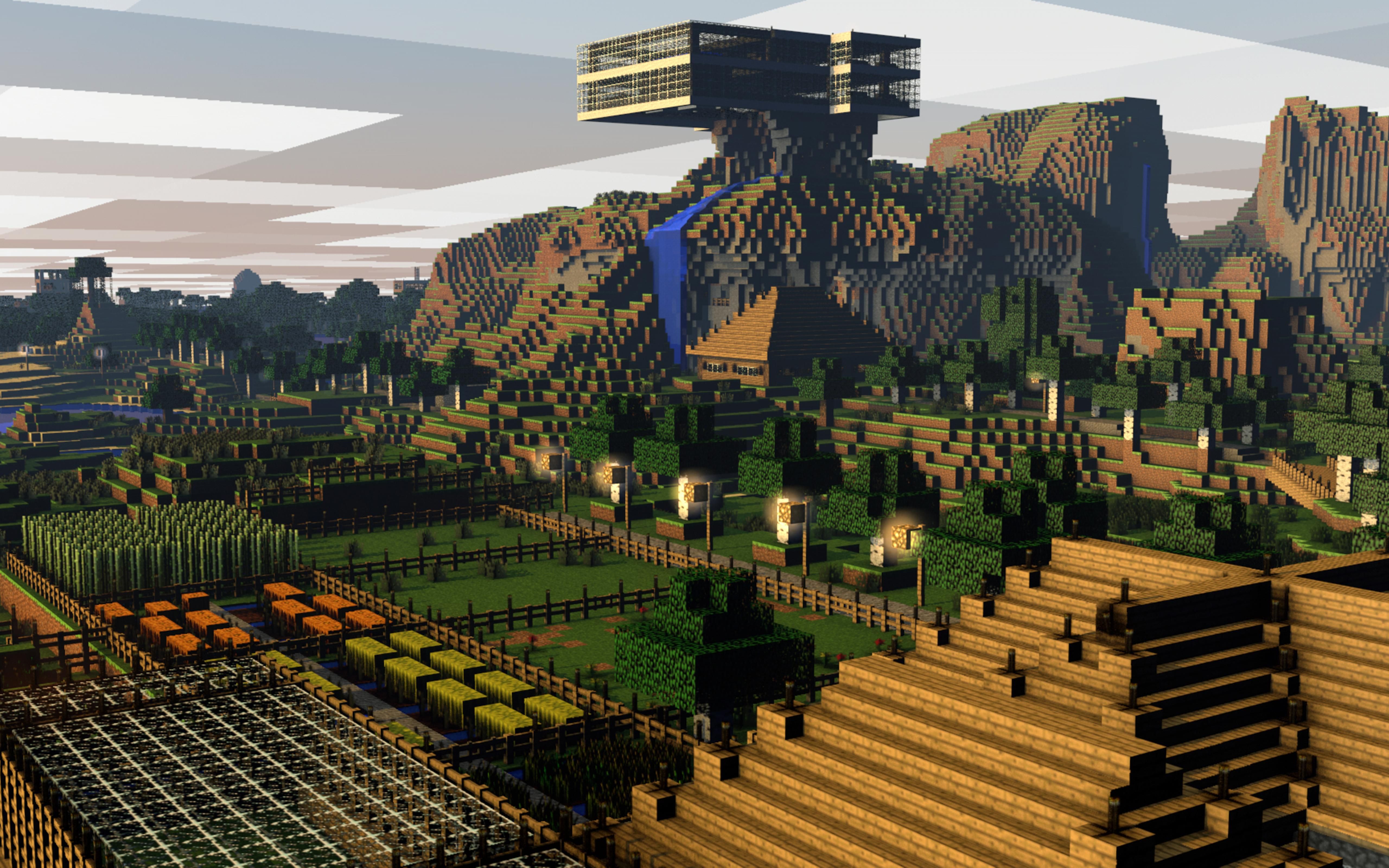 Minecraft Landscape 4K