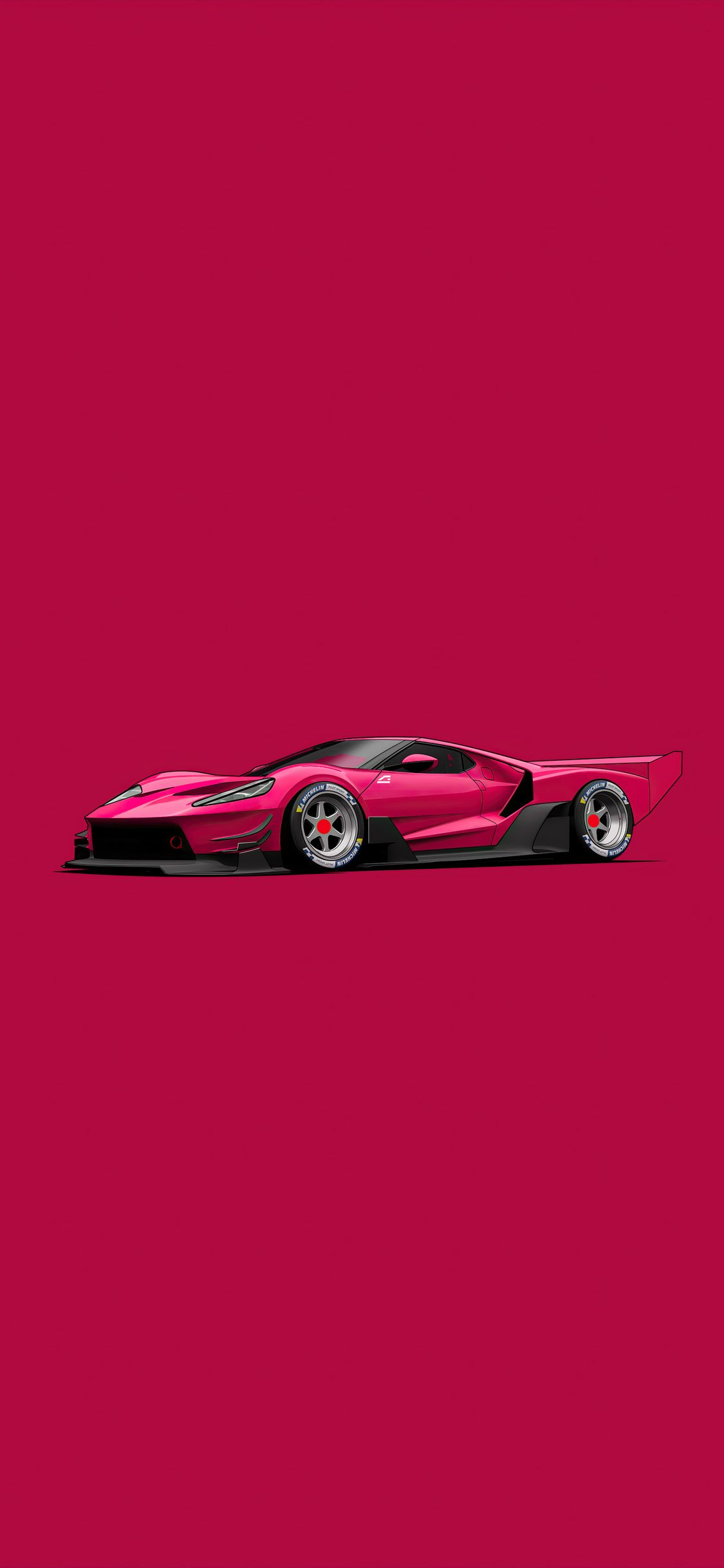 Ford GT C Vgt Minimal Red 4k iPhone XS, iPhone iPhone X HD 4k Wallpaper, Image, Background, Photo and Picture