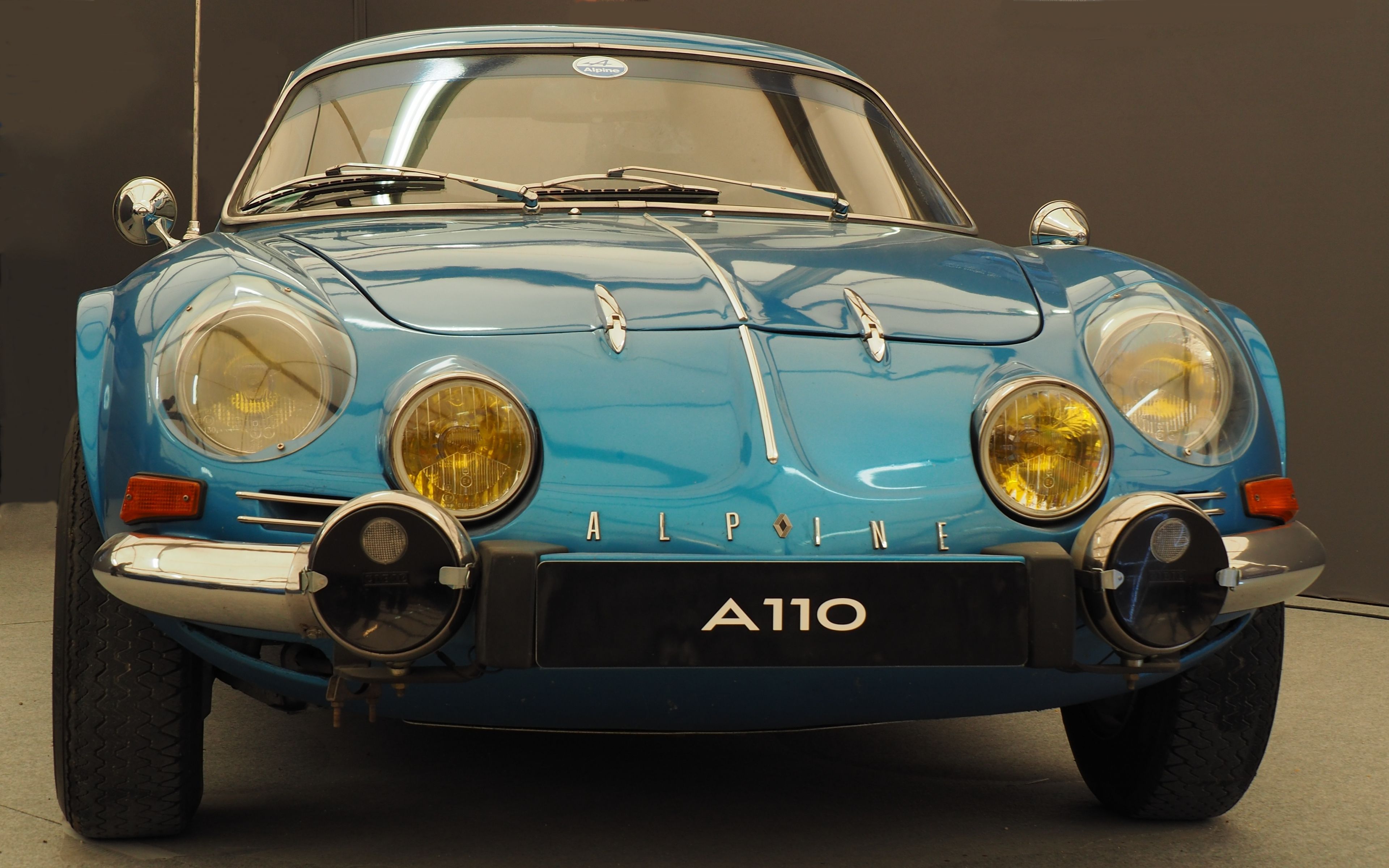 Download 3840x2400 wallpaper alpine a110, classic car, front, 4k, ultra HD 16:10, widescreen, 3840x2400 HD image, background, 4872