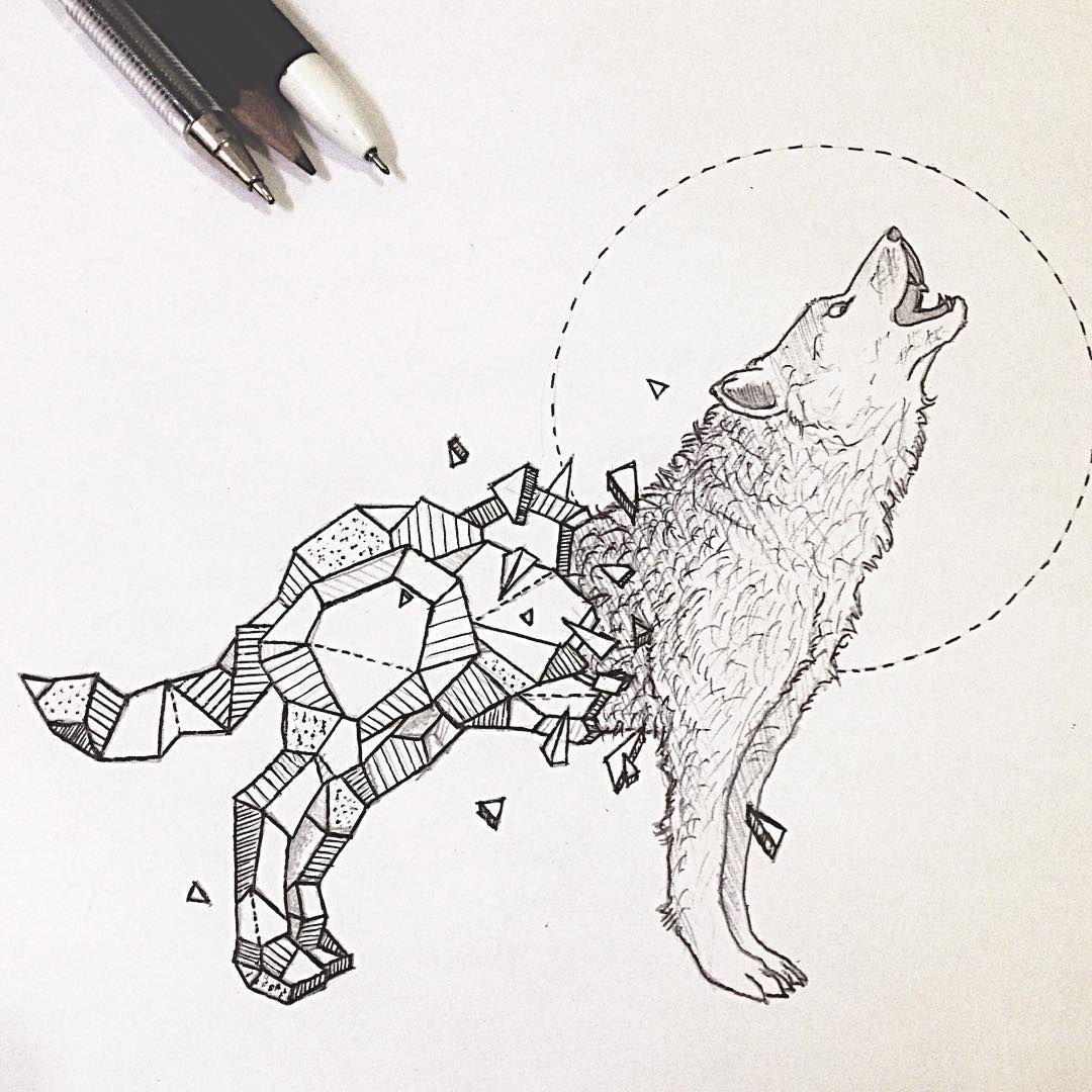 Drawing Ideas Wallpaper Amazing Collection Of Wolf Wolf Drawing Easy