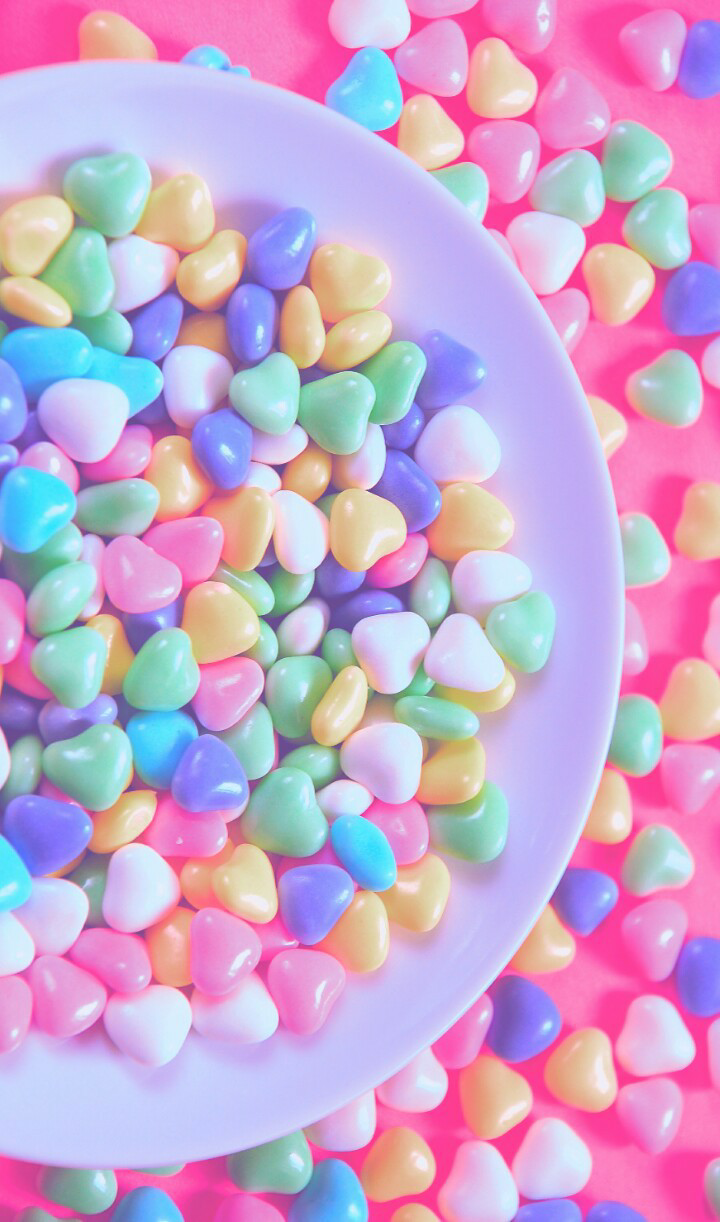 geyashvecova: “Candy aesthetic wallpaper ”. Colorful candy, Cute desserts, Candy