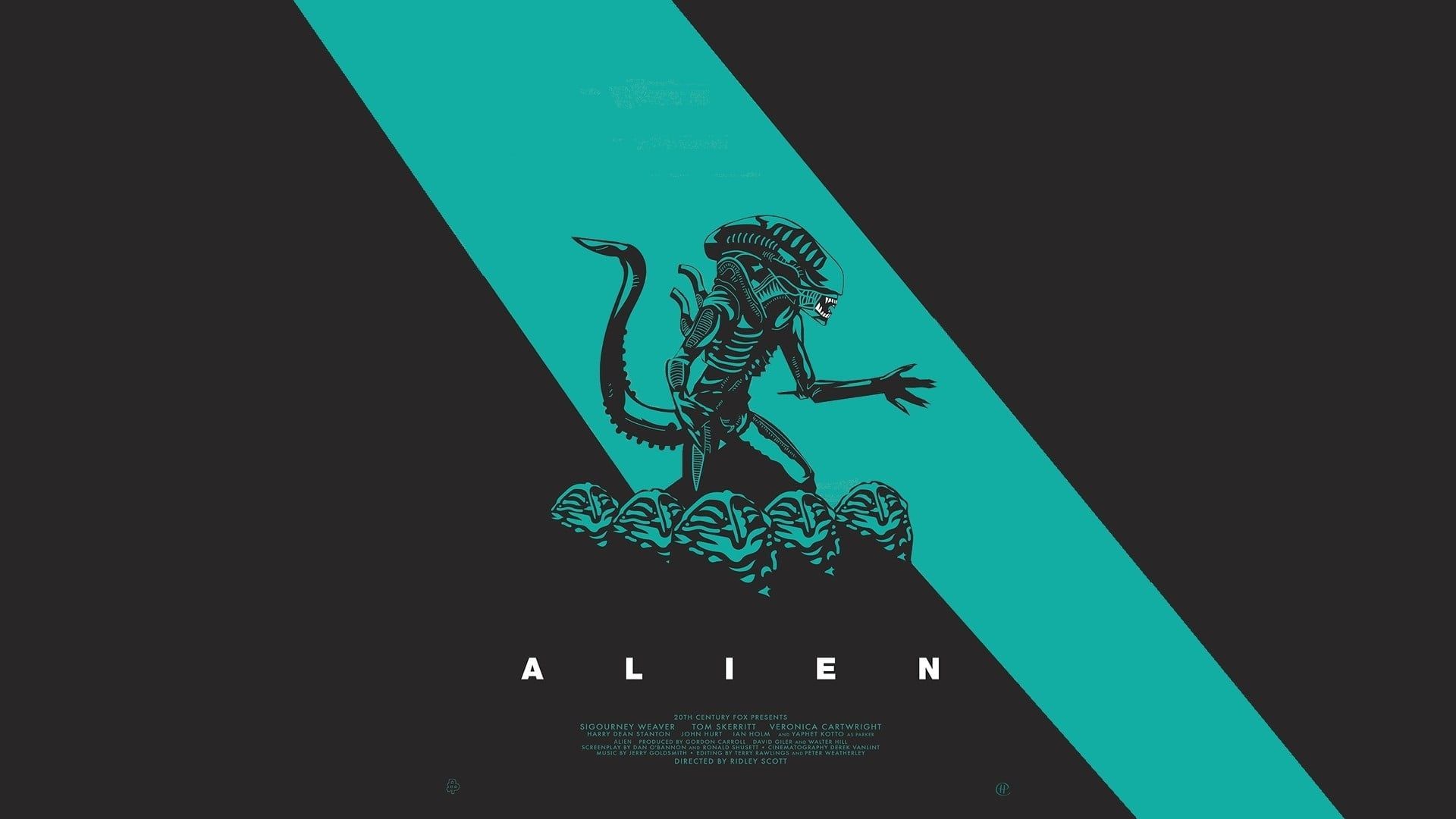 Alien Minimalist Wallpaper