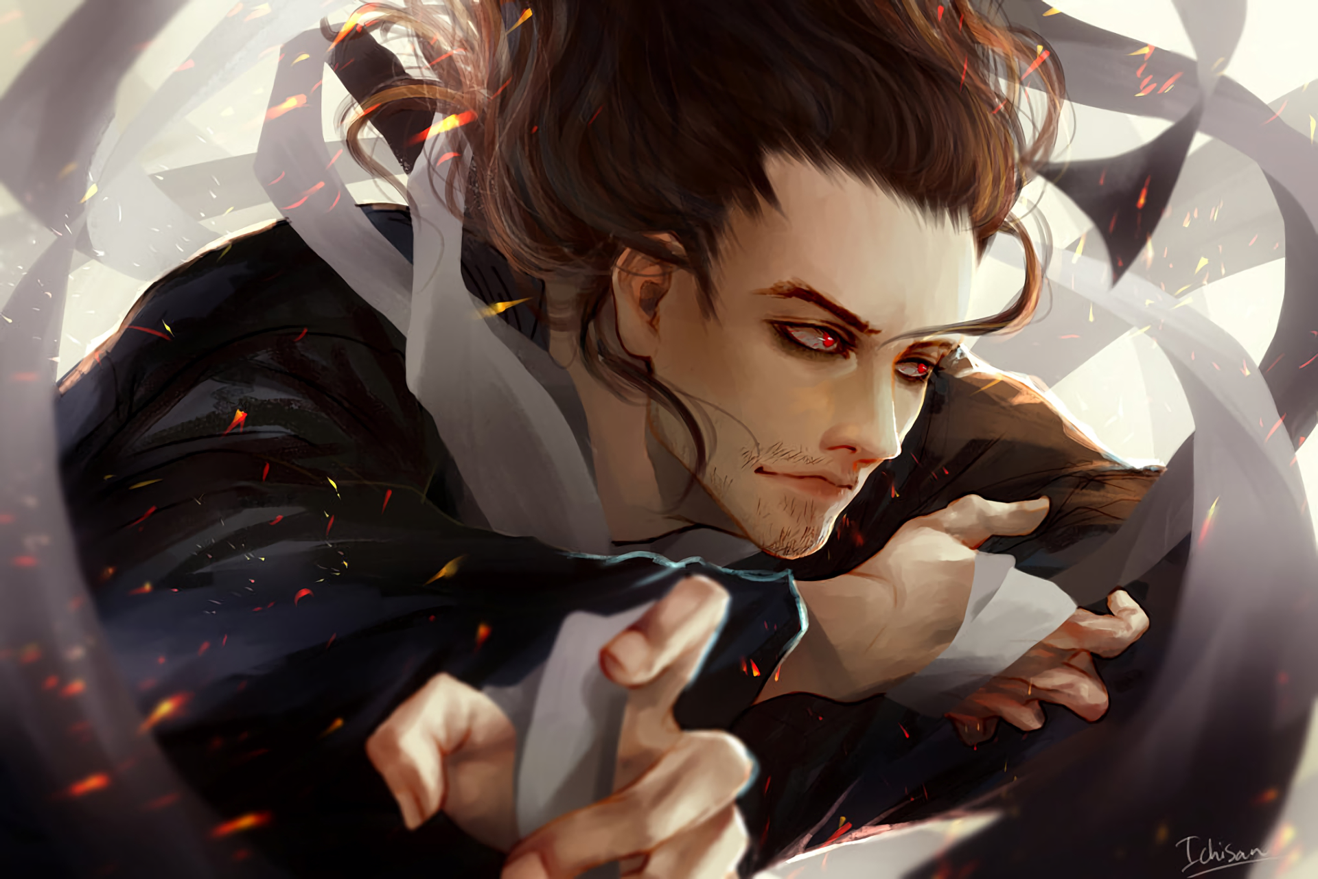 Anime My Hero Academia Shouta Aizawa Brown Hair Red Eyes Boku no Hero Academia Wallpaper. My hero, Boku no hero academia, Hero