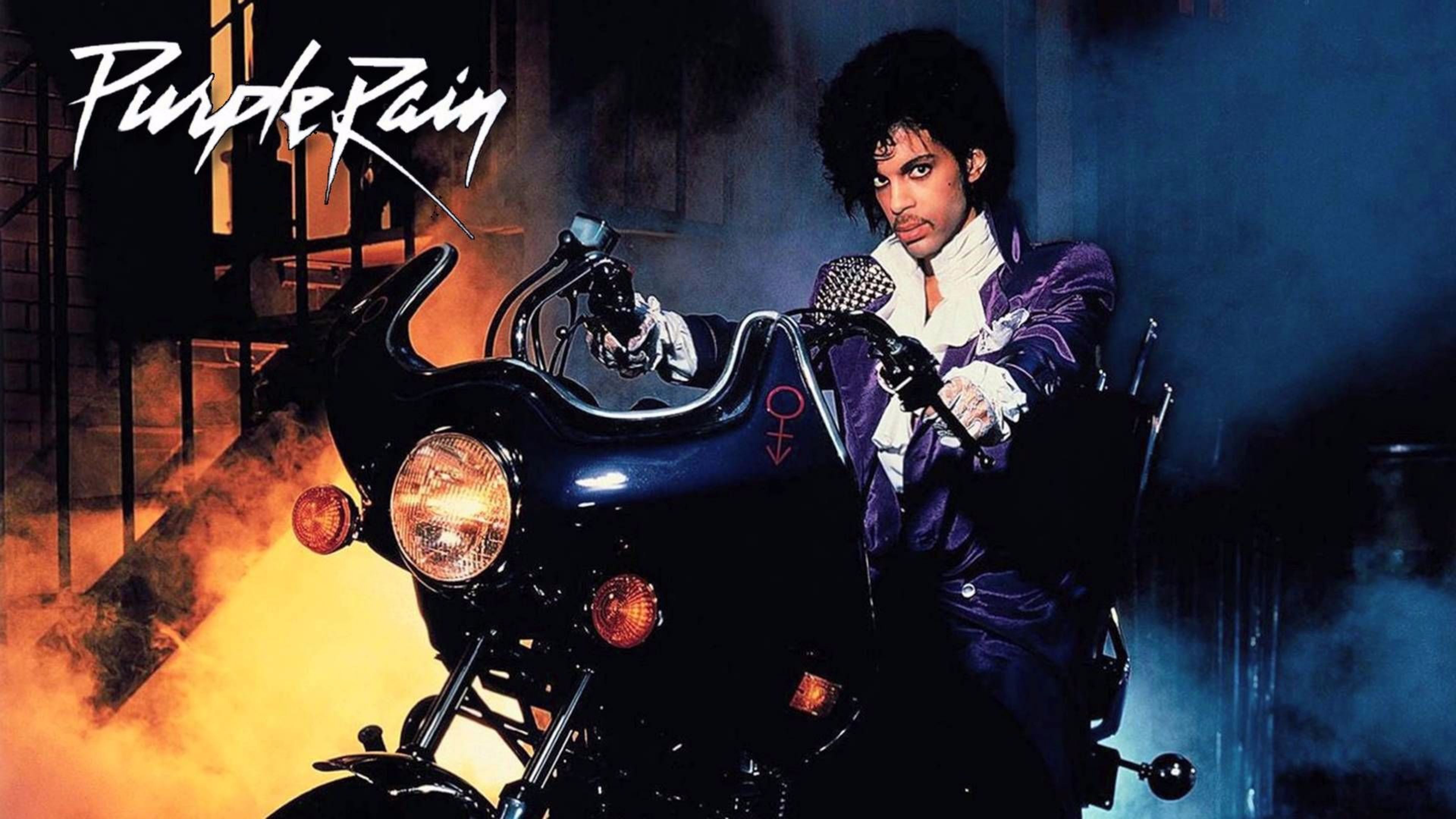 Wallpaper Prince Purple Rain Album Cover