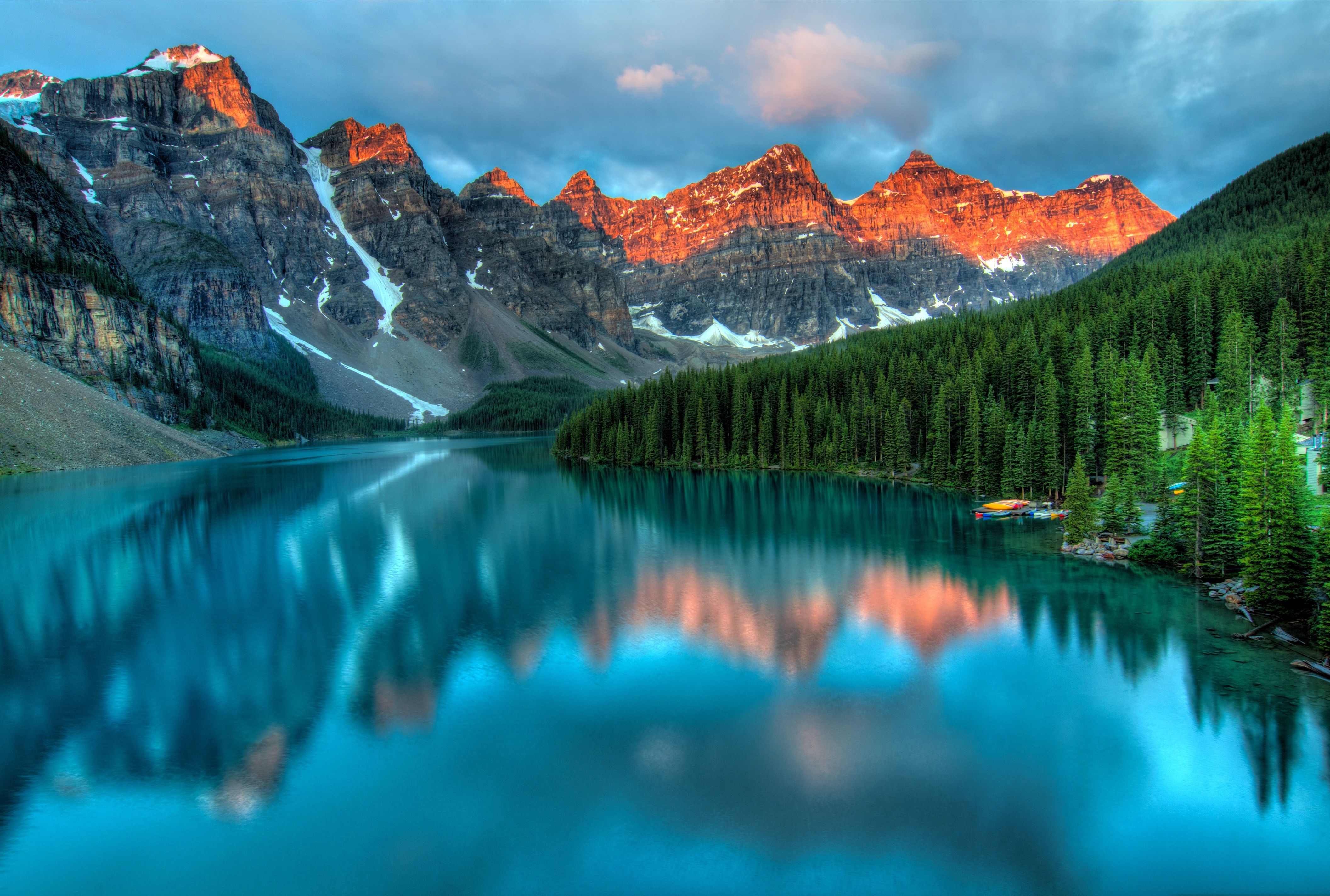 Mountain River (Banff National Park) 4K UHD Wallpaper