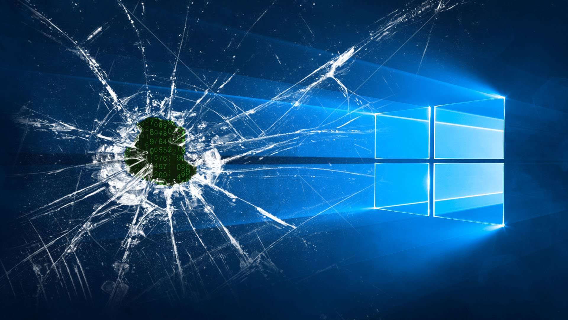 Cracked Screen Windows 10 Broken Screen Wallpaper
