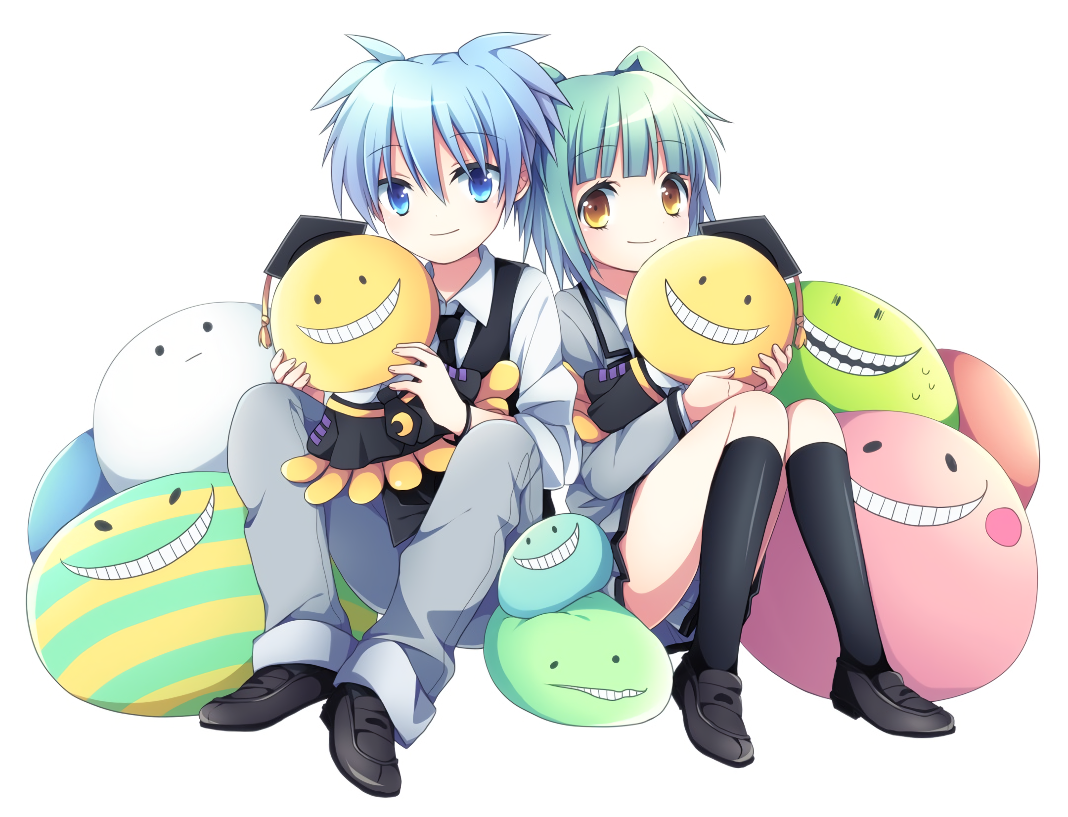 Kaede Kayano, Nagisa Shiota wallpaper