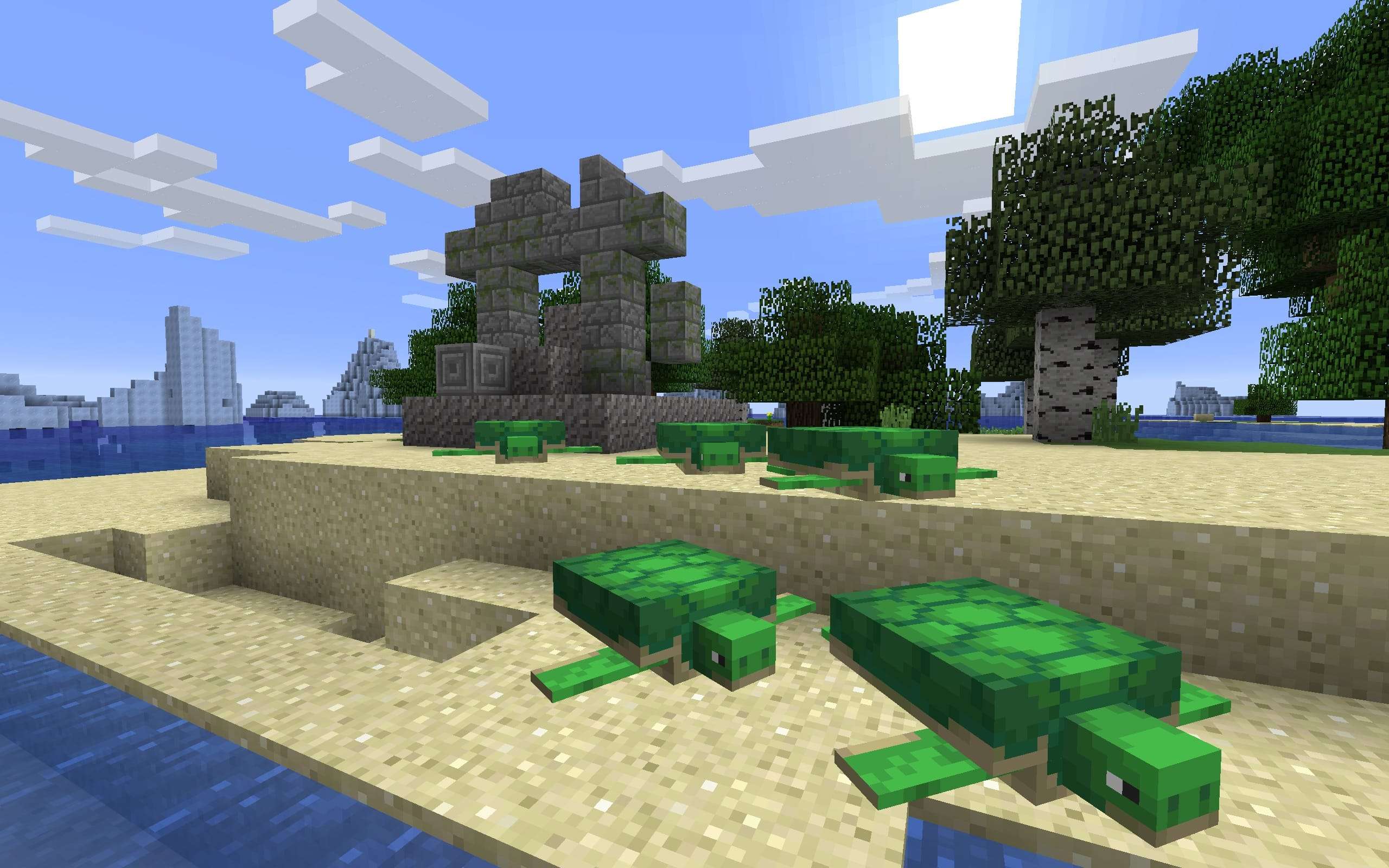 Minecraft Turtle Wallpaper