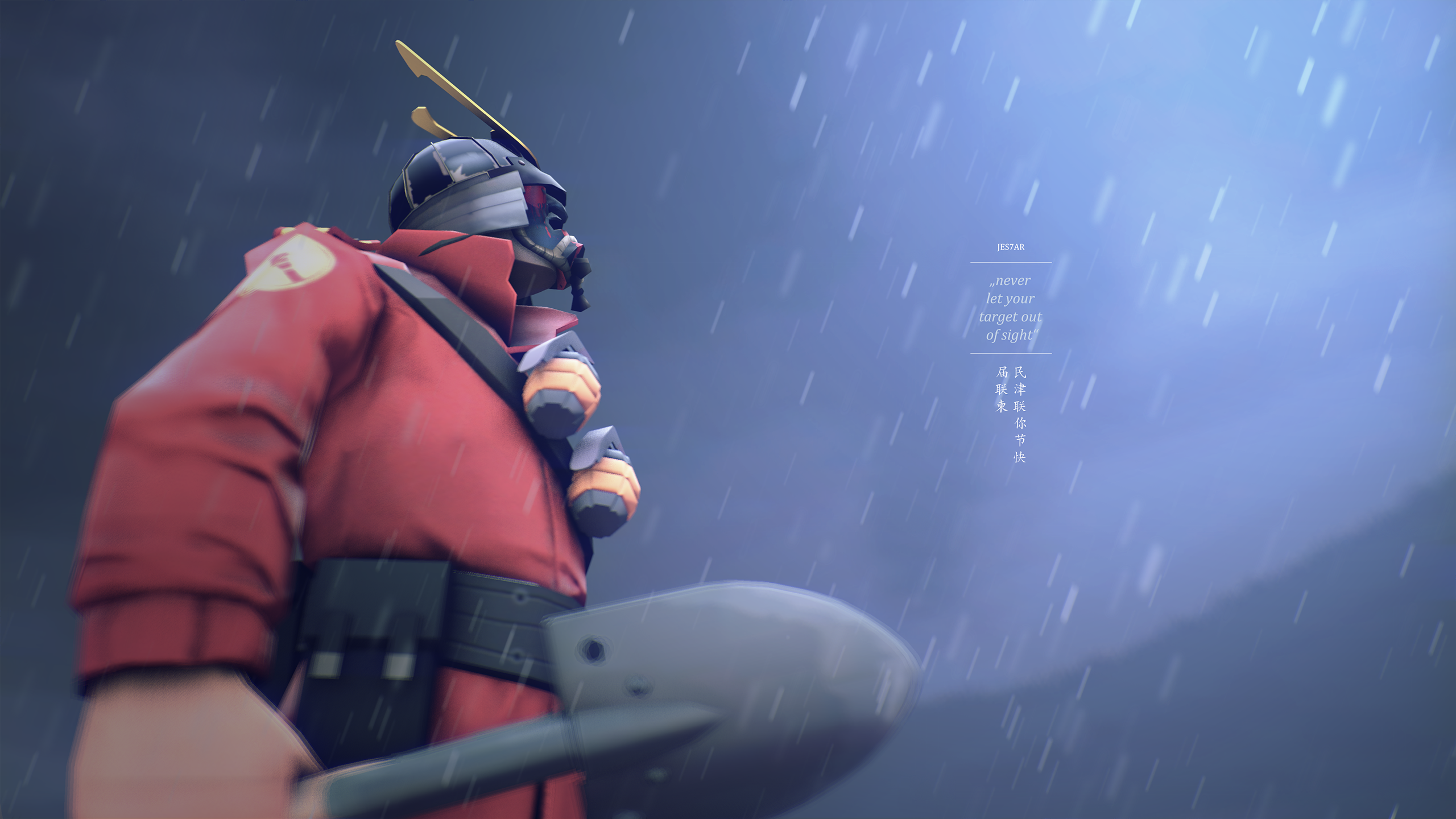 TF2 Soldier Salute Wallpaper