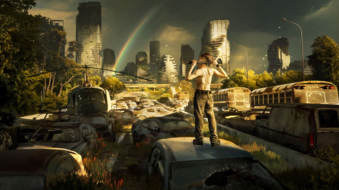 Post Apocalypse 4k 1366x768 Resolution HD 4k Wallpaper, Image, Background, Photo and Picture