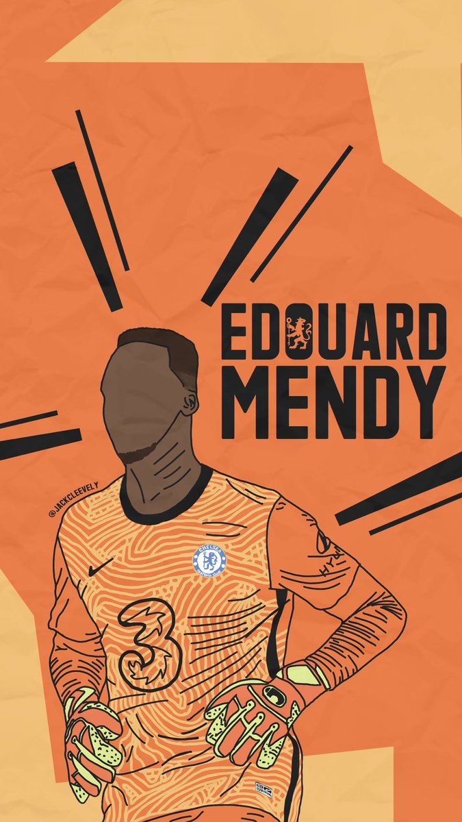 Frank Khalid's another great wallpaper design of Edouard Mendy made