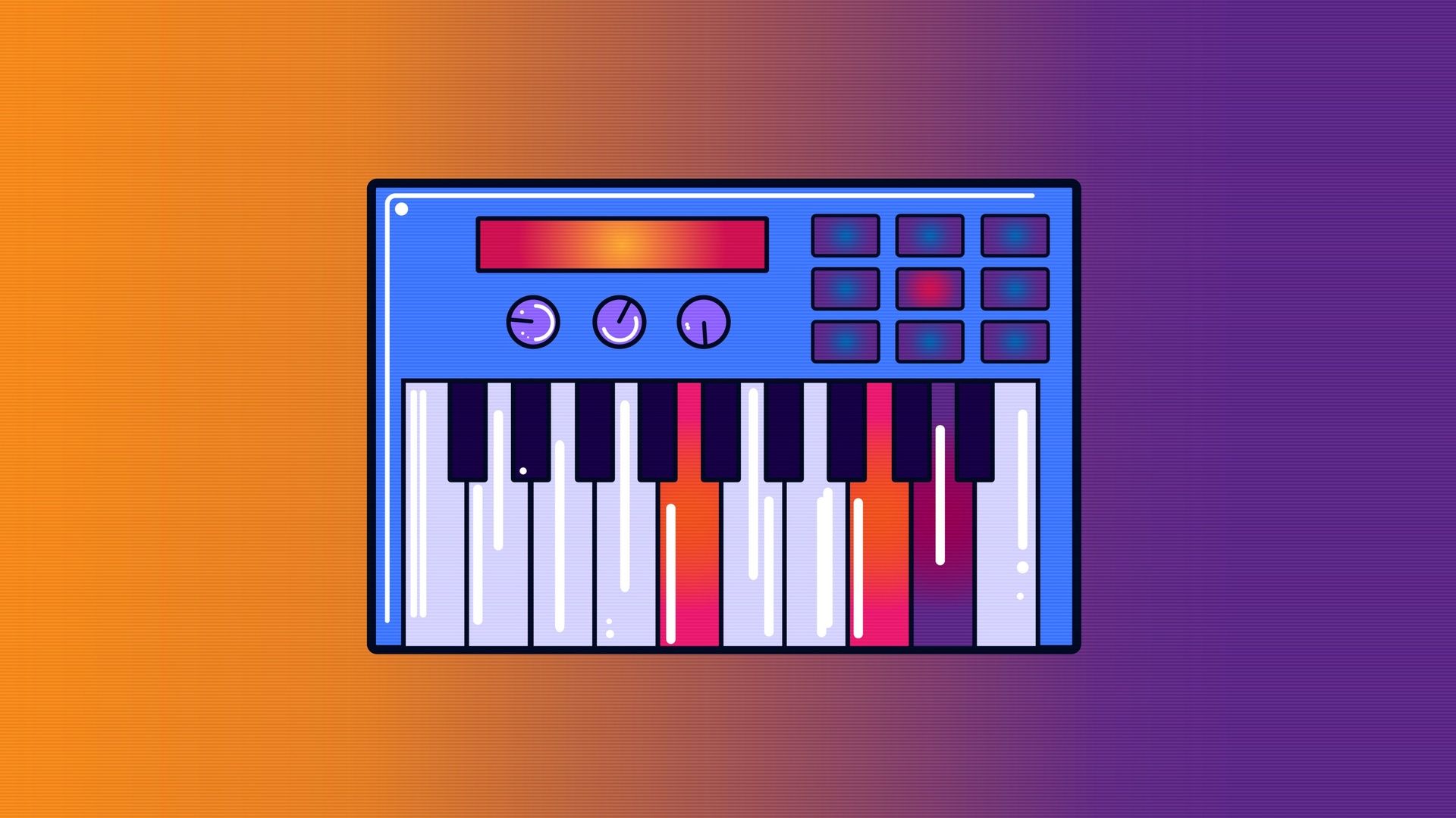 Music Instrumental Minimal Laptop Full HD 1080P HD 4k Wallpaper, Image, Background, Photo and Picture