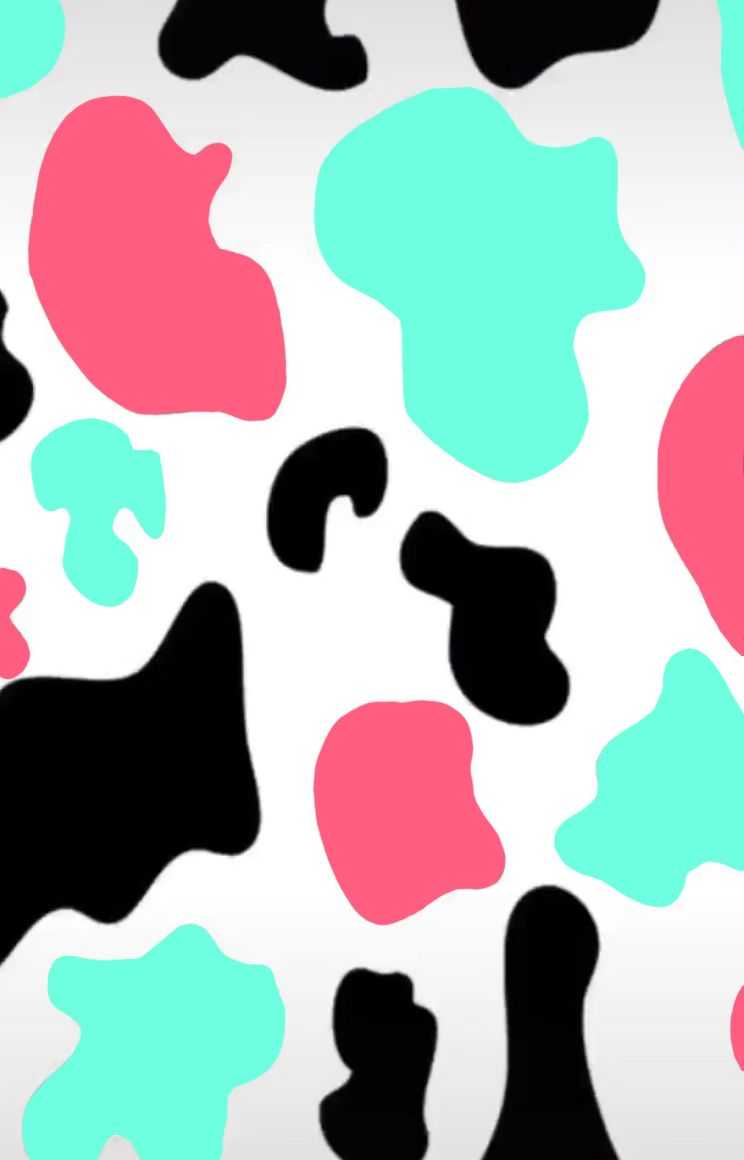Download Pastel Color Aesthetic Cow Print Wallpaper  Wallpaperscom
