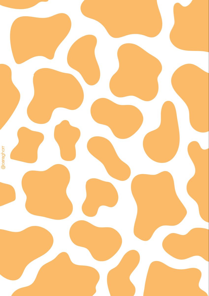 Orange cow - Cow print wallpaper, Cow wallpaper, Animal print wallpaper
