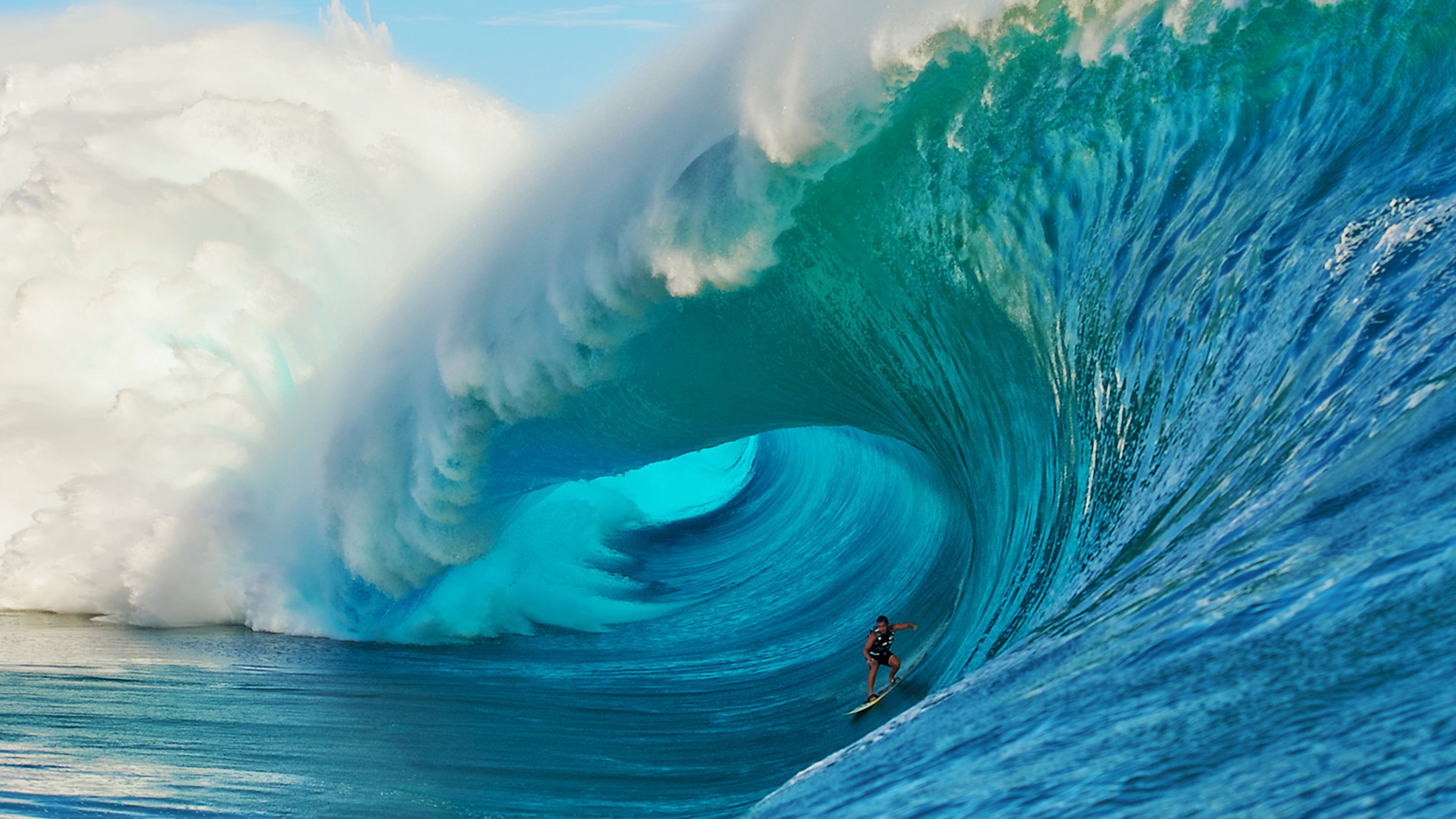Surfing for Beginners Giant Wave Ocean Ultra HD Wallpaper for Desktop Mobile Phones and lap×2160 K #wallp. Surfing waves, Giant waves, Big wave surfing