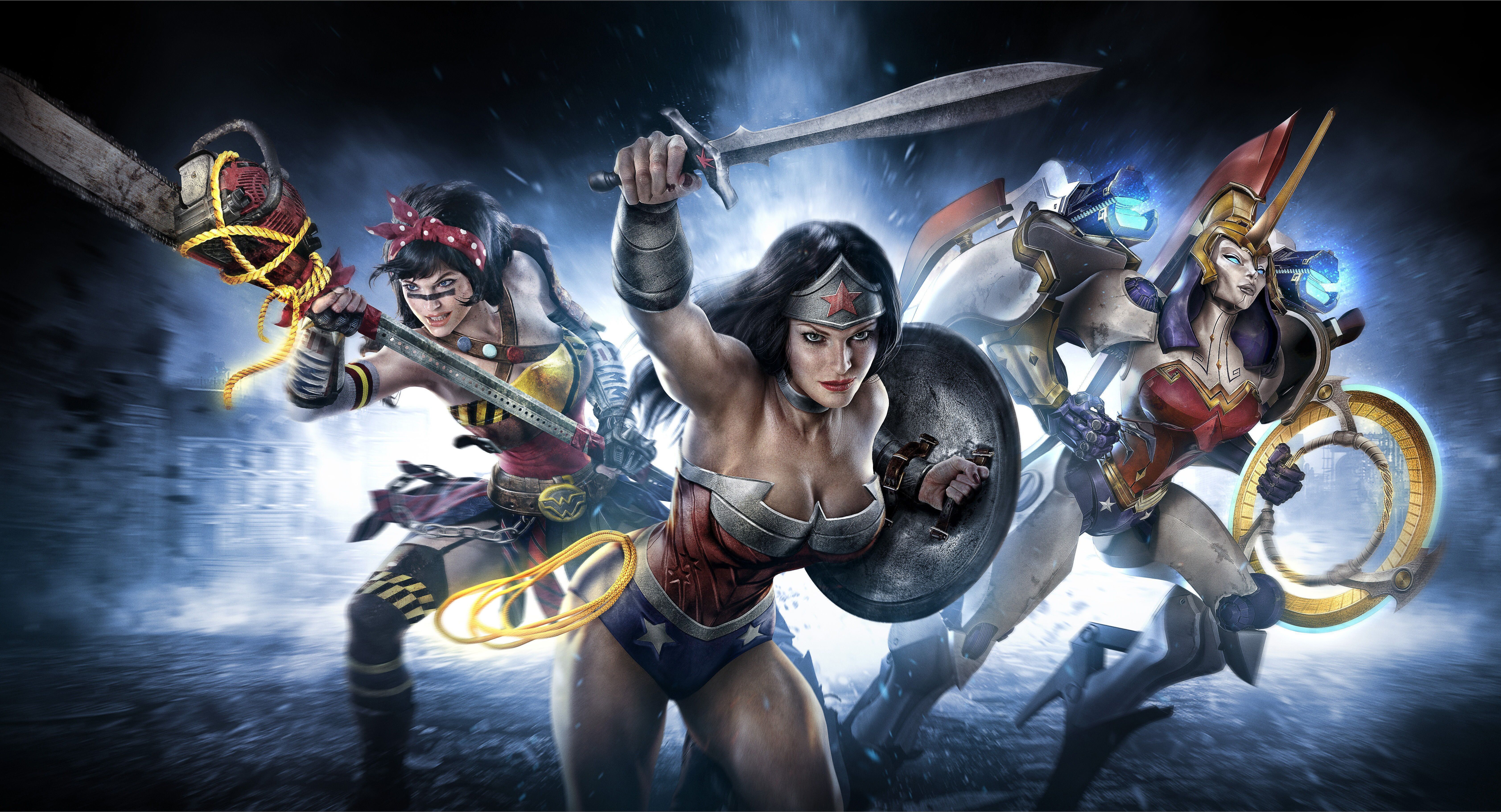 wonder, Woman, Infinite, Crisis, Game, Comics, Comic Wallpaper HD / Desktop and Mobile Background