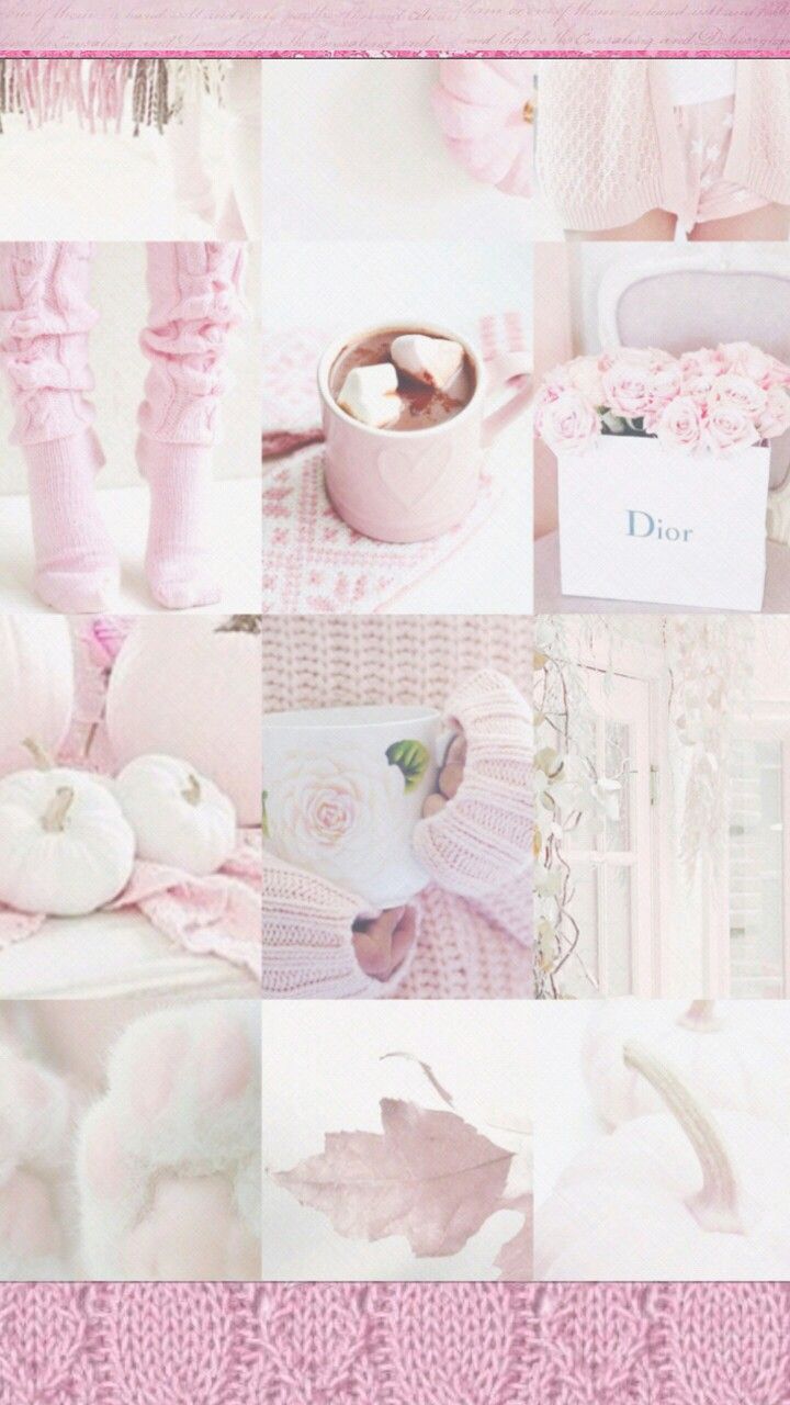 pink girly things background