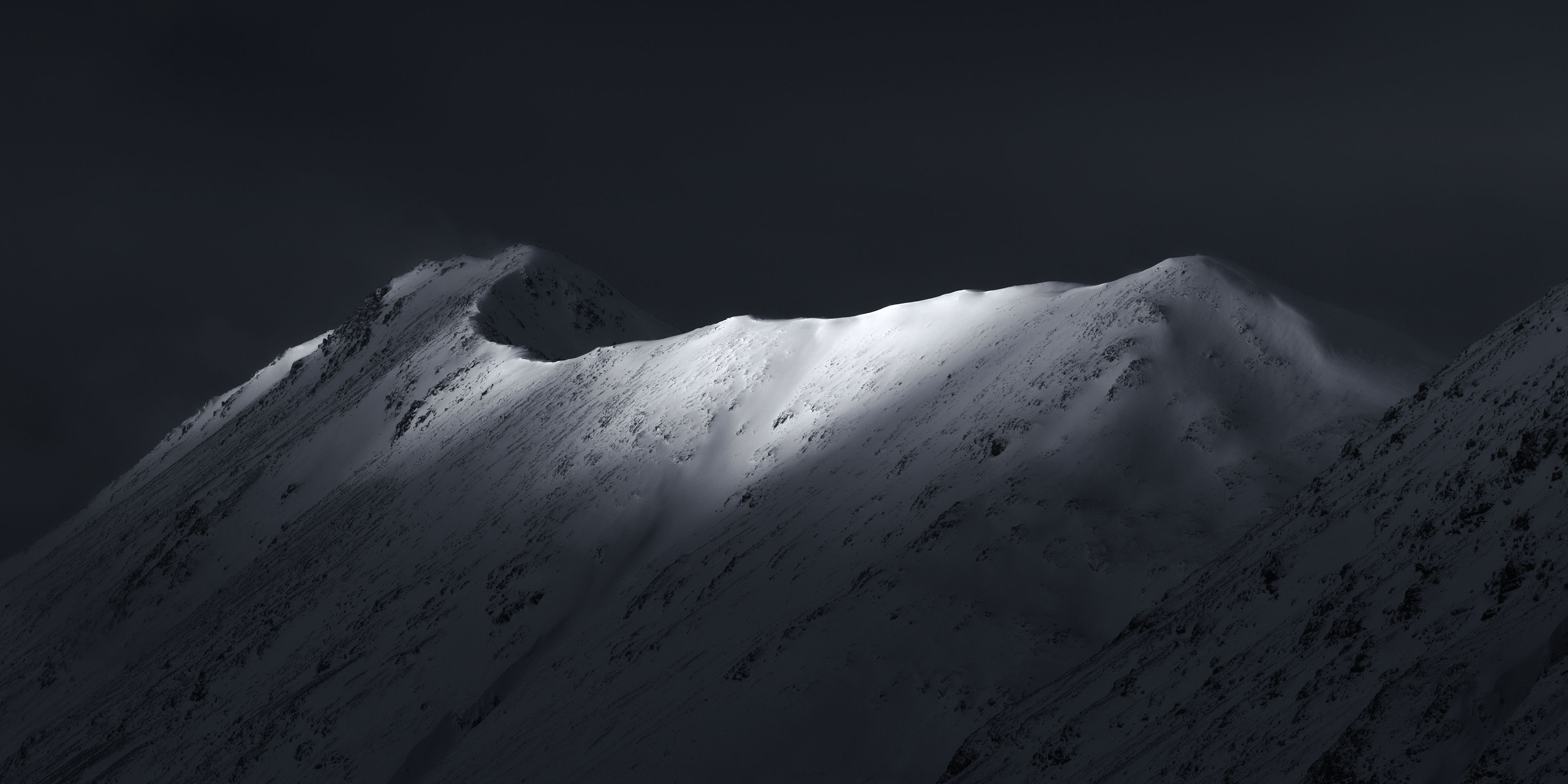 Dark Night Mountains 4k, HD Nature, 4k Wallpaper, Image, Background, Photo and Picture