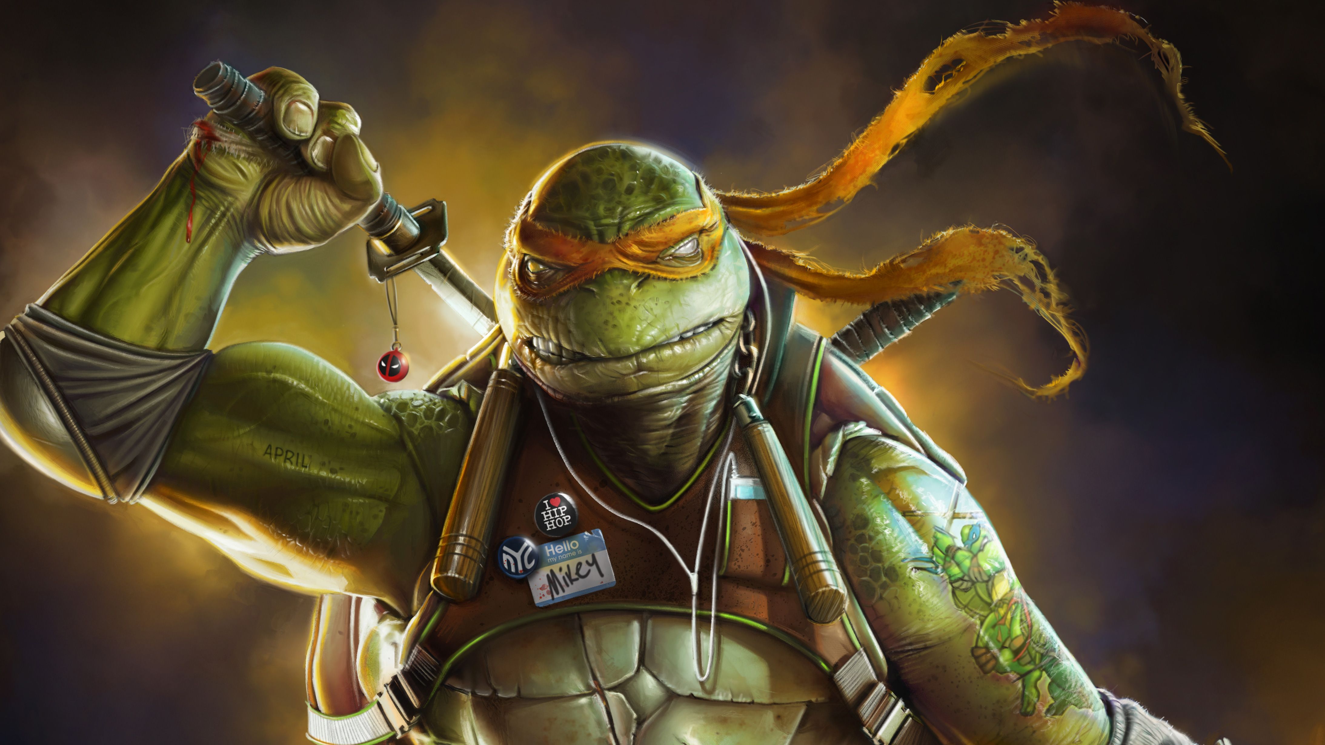Ninja Turtle Art, HD Superheroes, 4k Wallpaper, Image, Background, Photo and Picture