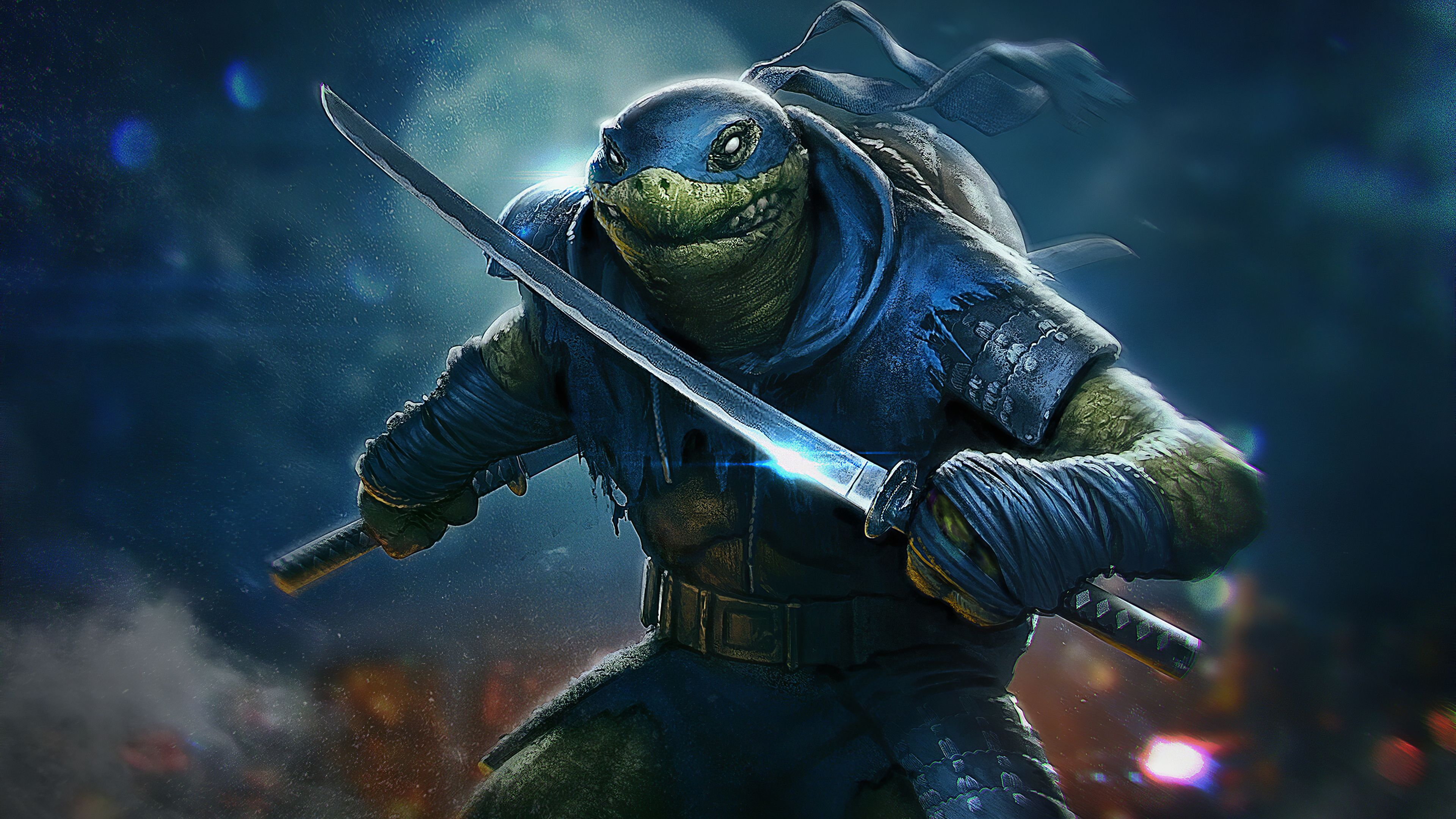 TMNT Leo 4k, HD Superheroes, 4k Wallpaper, Image, Background, Photo and Picture
