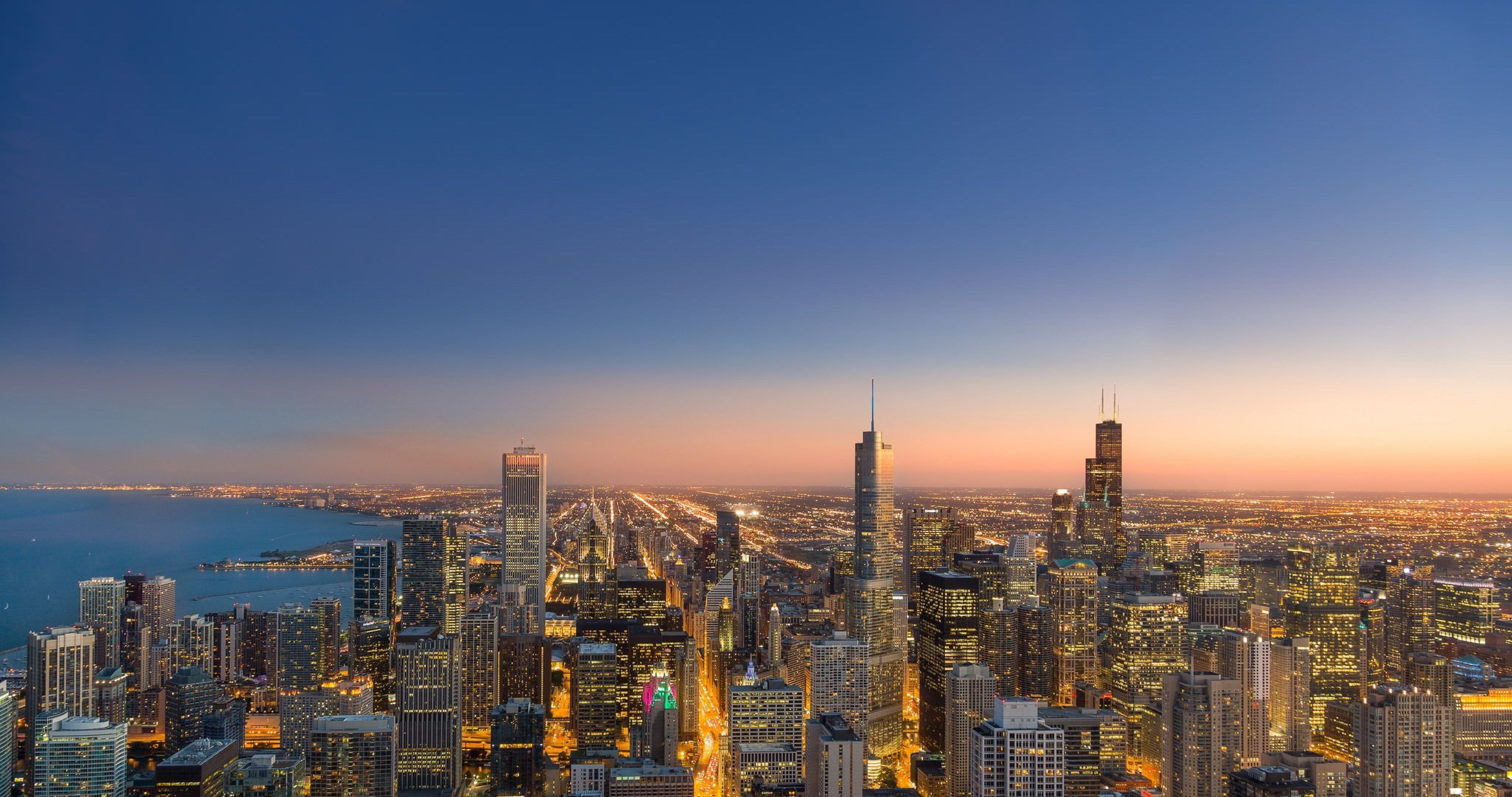 47 Desktop Wallpaper Chicago Skyline  WallpaperSafari