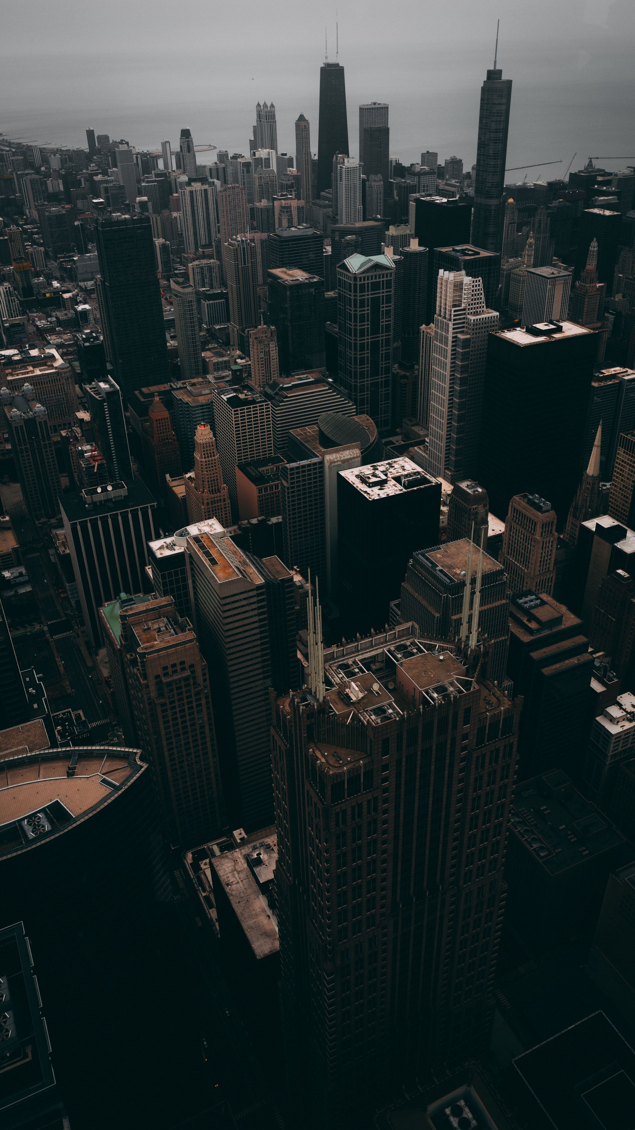 Wallpaper ID 222105  skyscrapers in downtown chicago during the golden  hour chicago cityscape during the golden hour 4k wallpaper free download