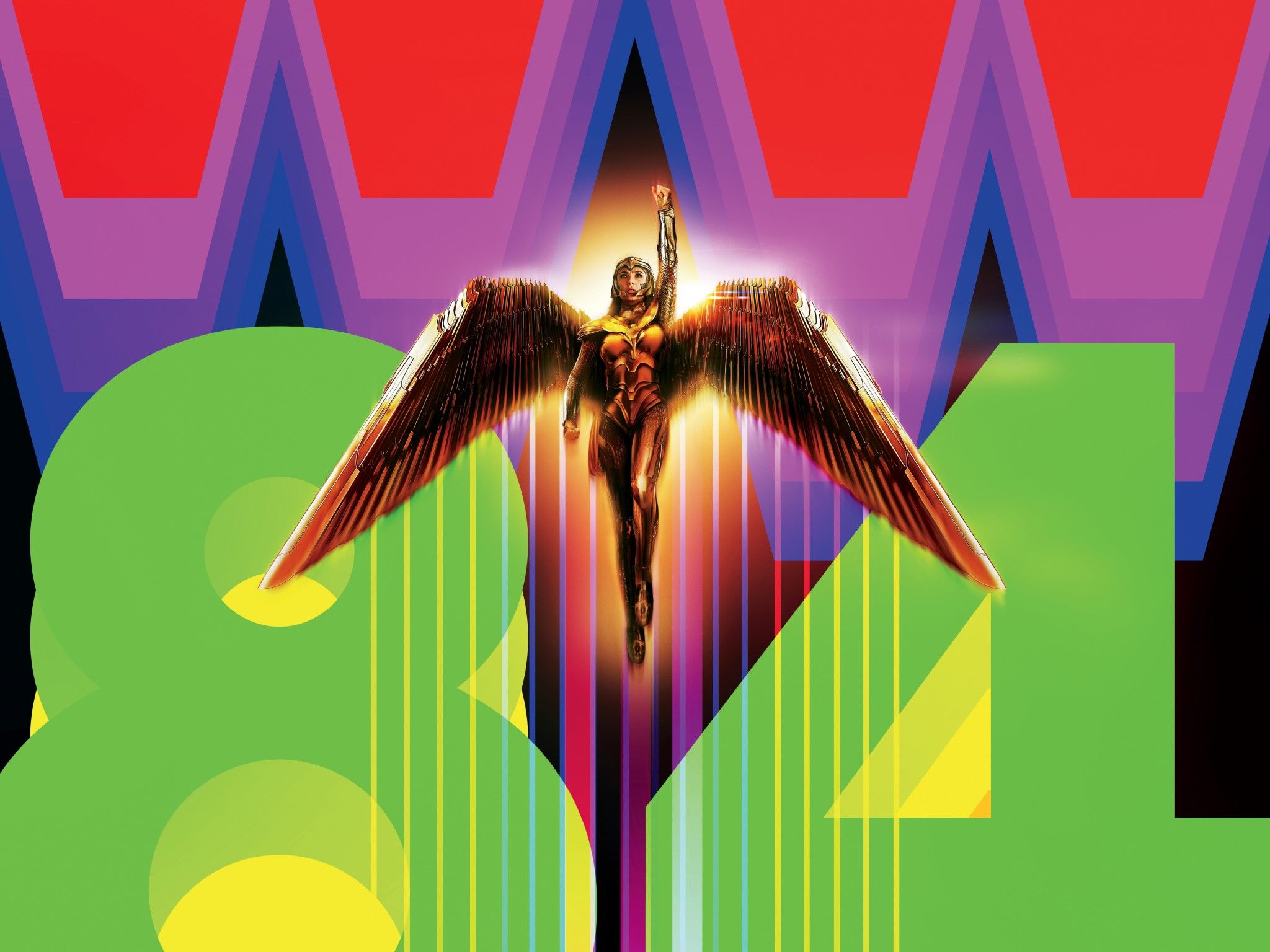 Wonder Woman 1984 4K Wallpaper, DC Comics, Black background, 2020 Movies, 5K, Movies