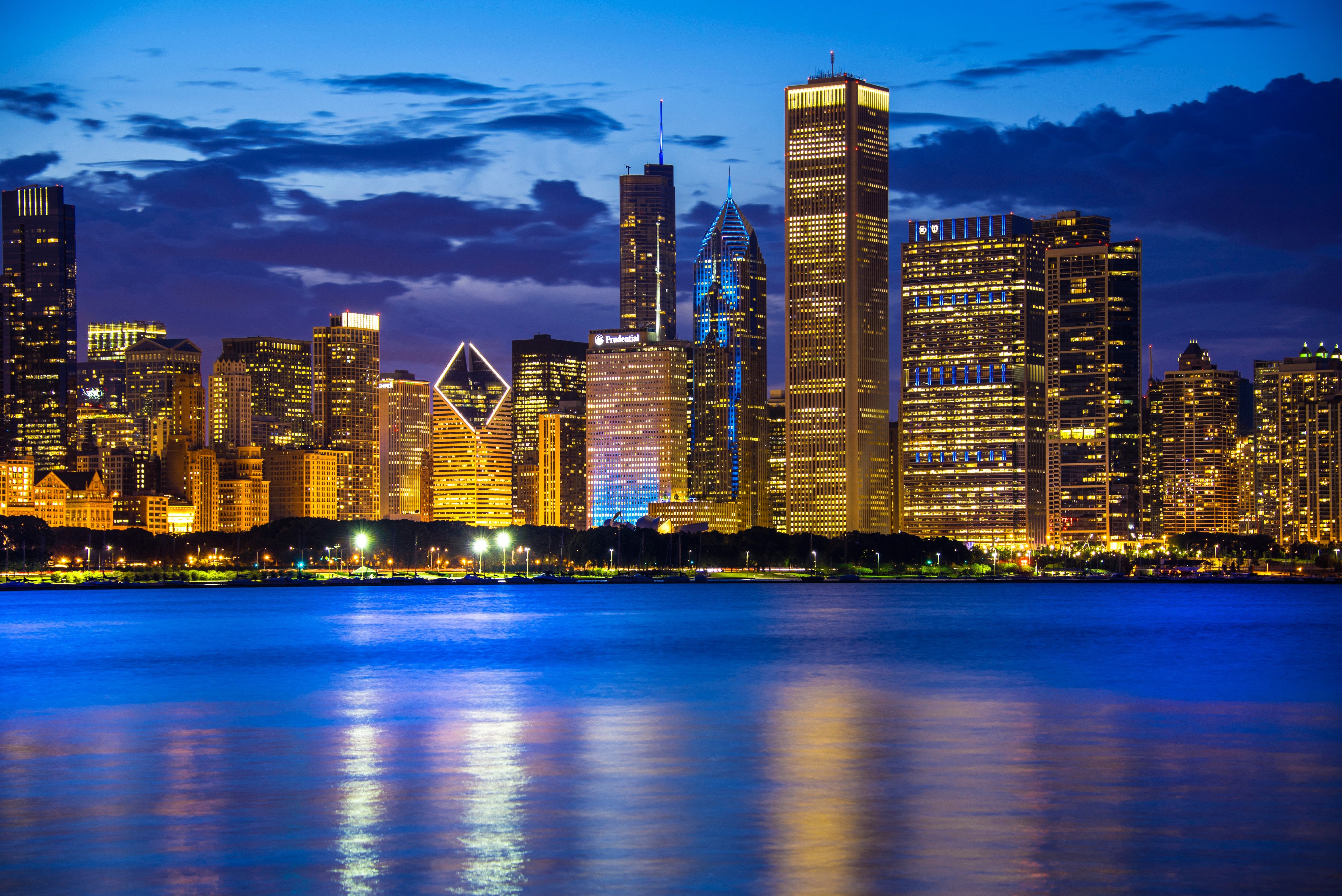 Chicago city HD wallpaper, Background