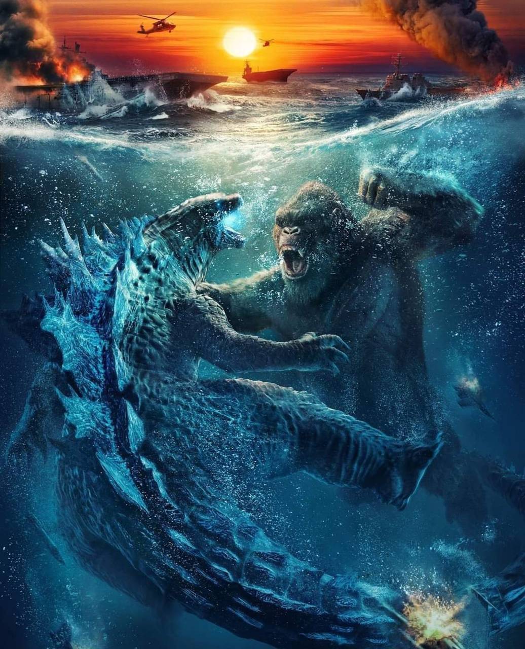 Godzilla Vs Kong 4k wallpaper