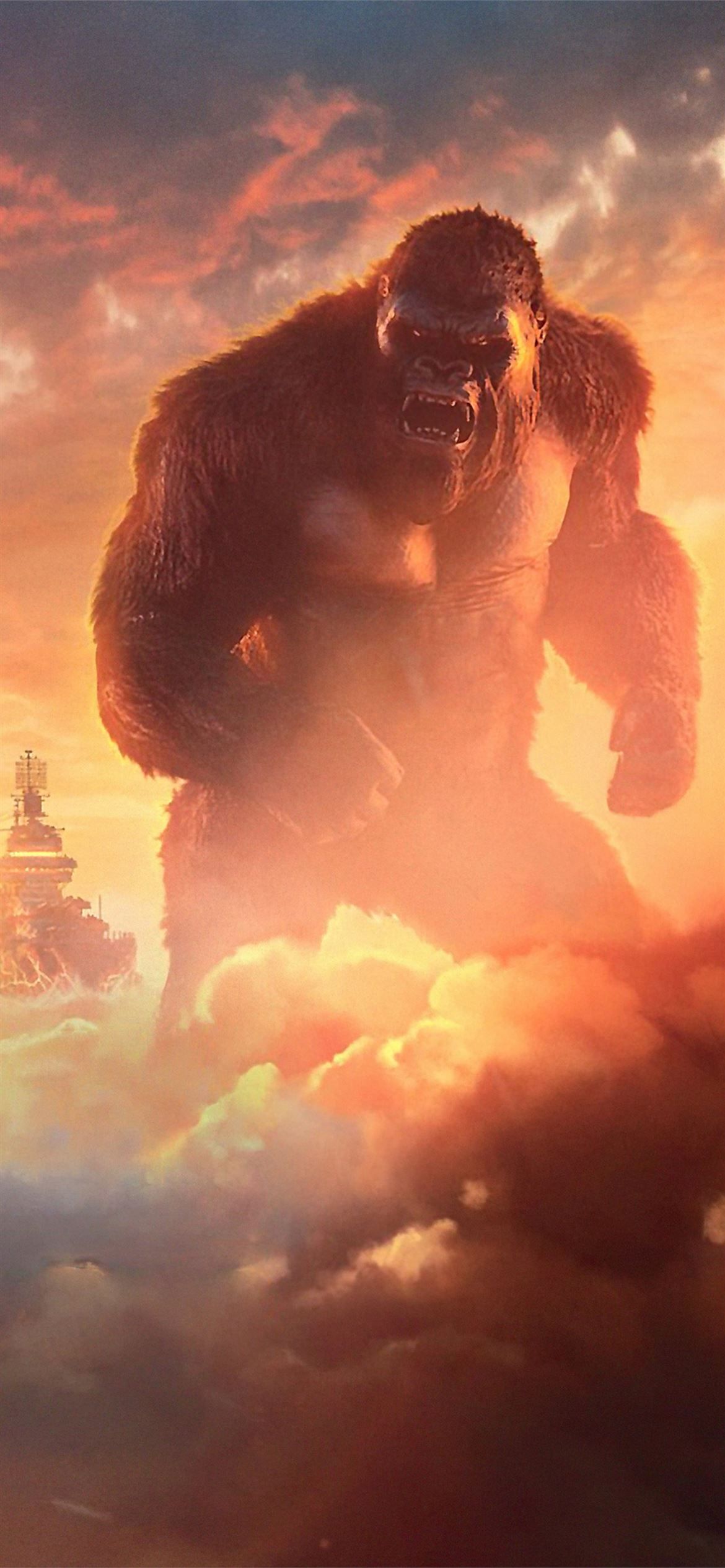 Best Godzilla vs kong iPhone 12 HD Wallpaper