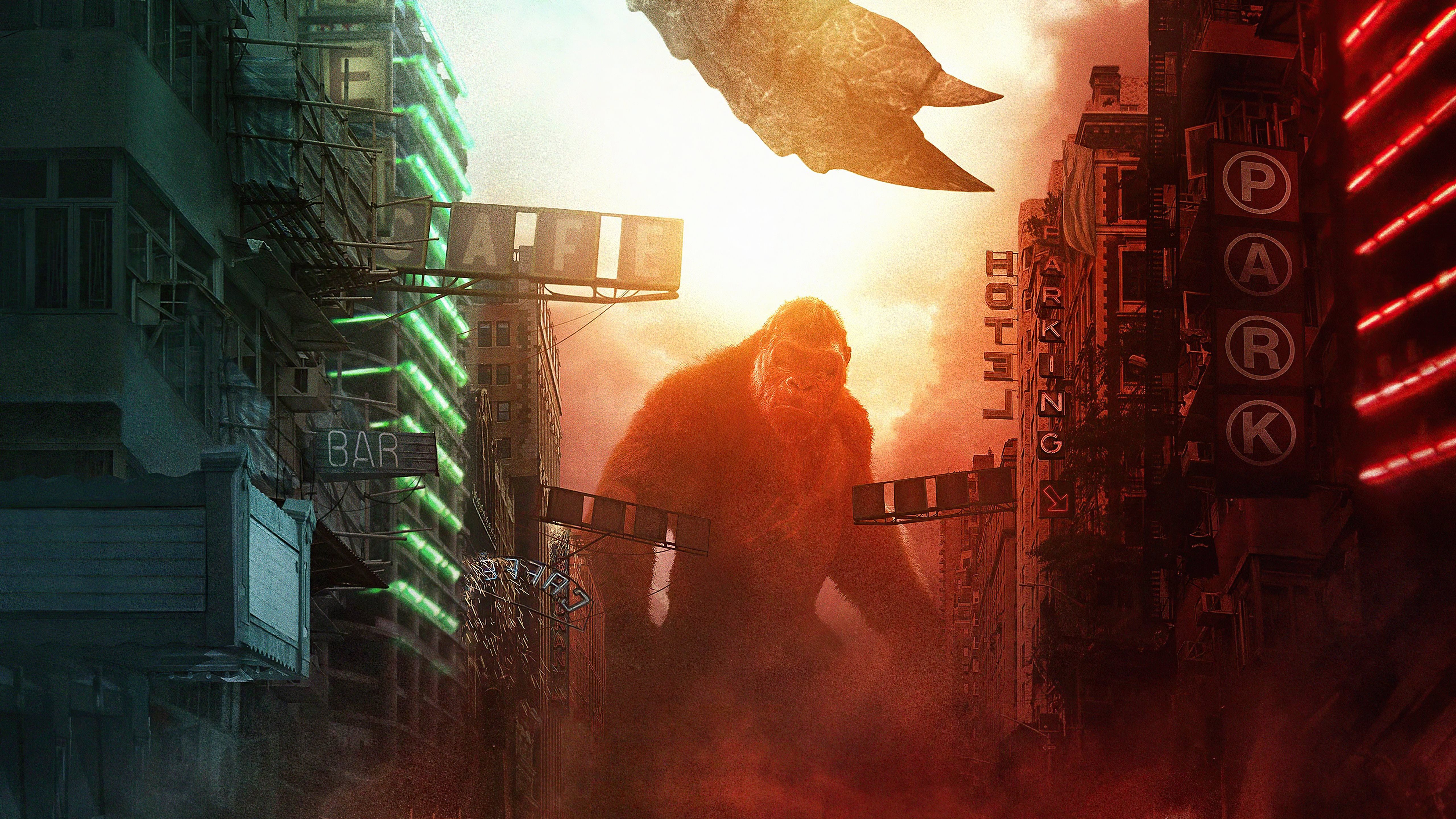 godzilla vs kong 2021 5k iMac Wallpaper Download
