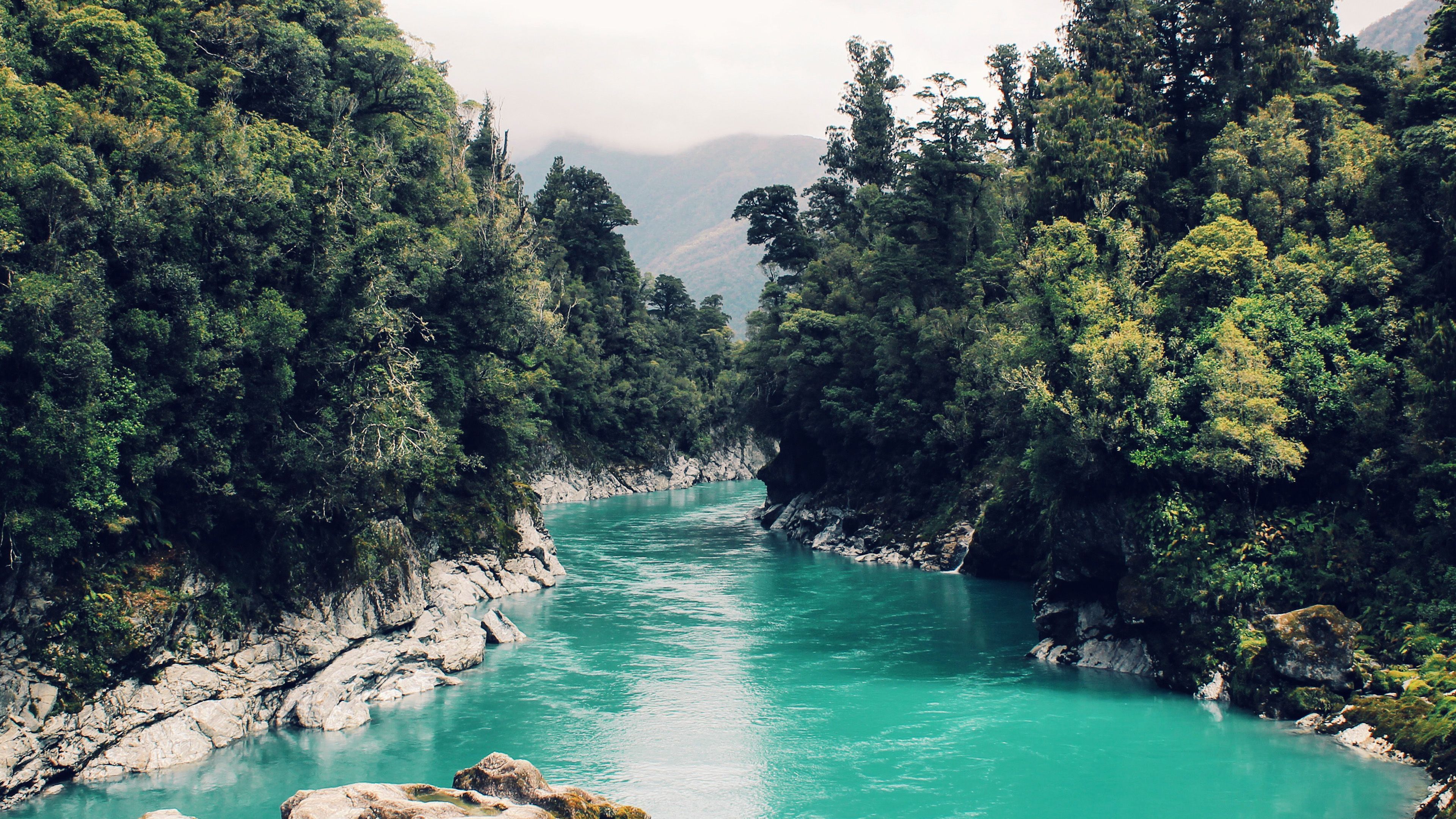 Wood River Mountain Summer Nature Wallpaper