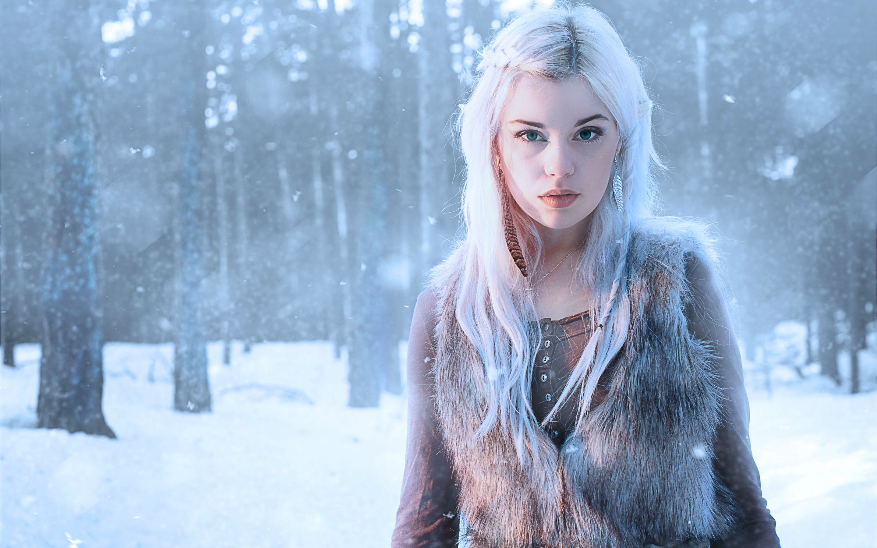 Female Elf HD wallpaper