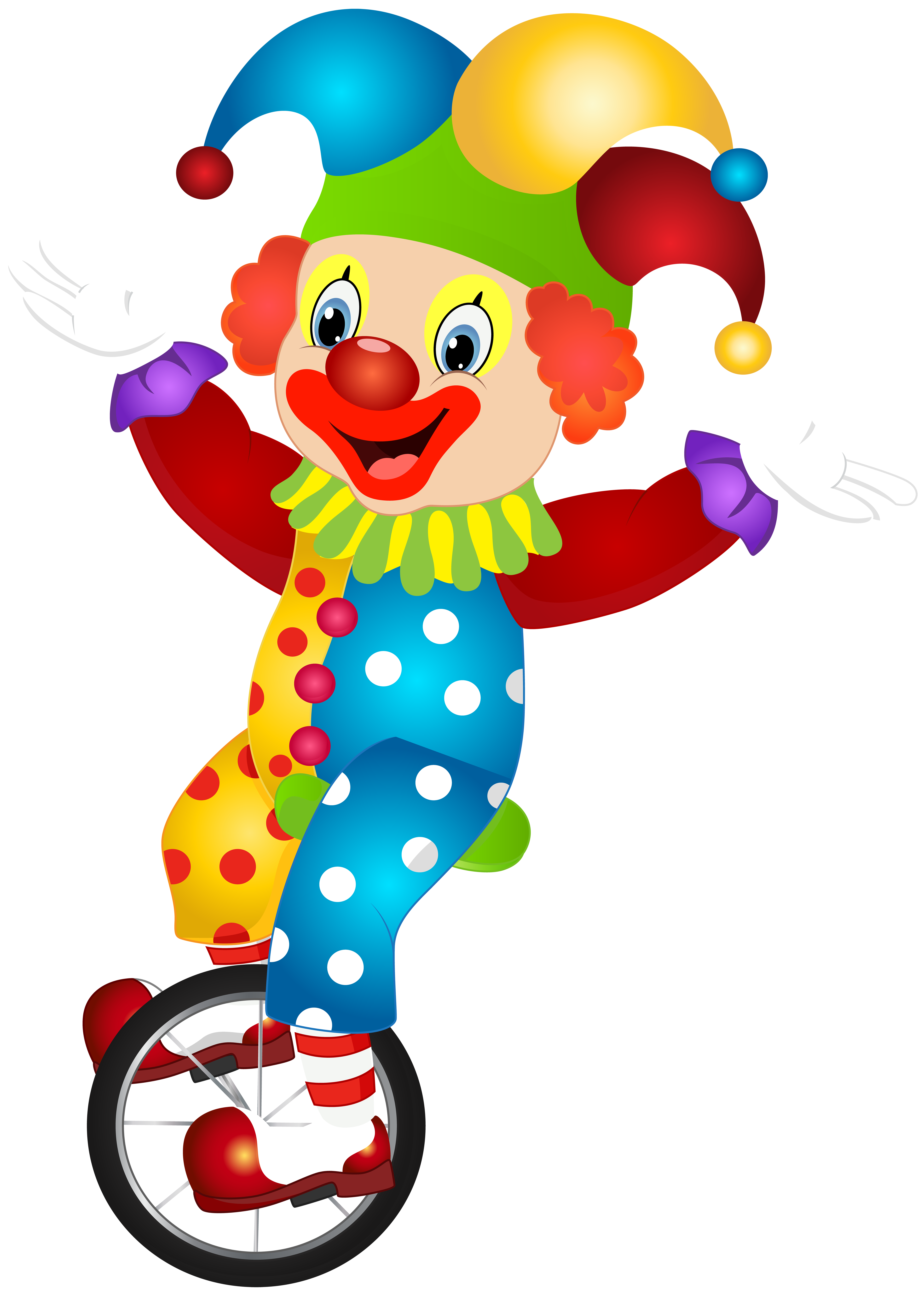 Cute Clown PNG Clip Art Image​-Quality Image and Transparent PNG Free Clipart