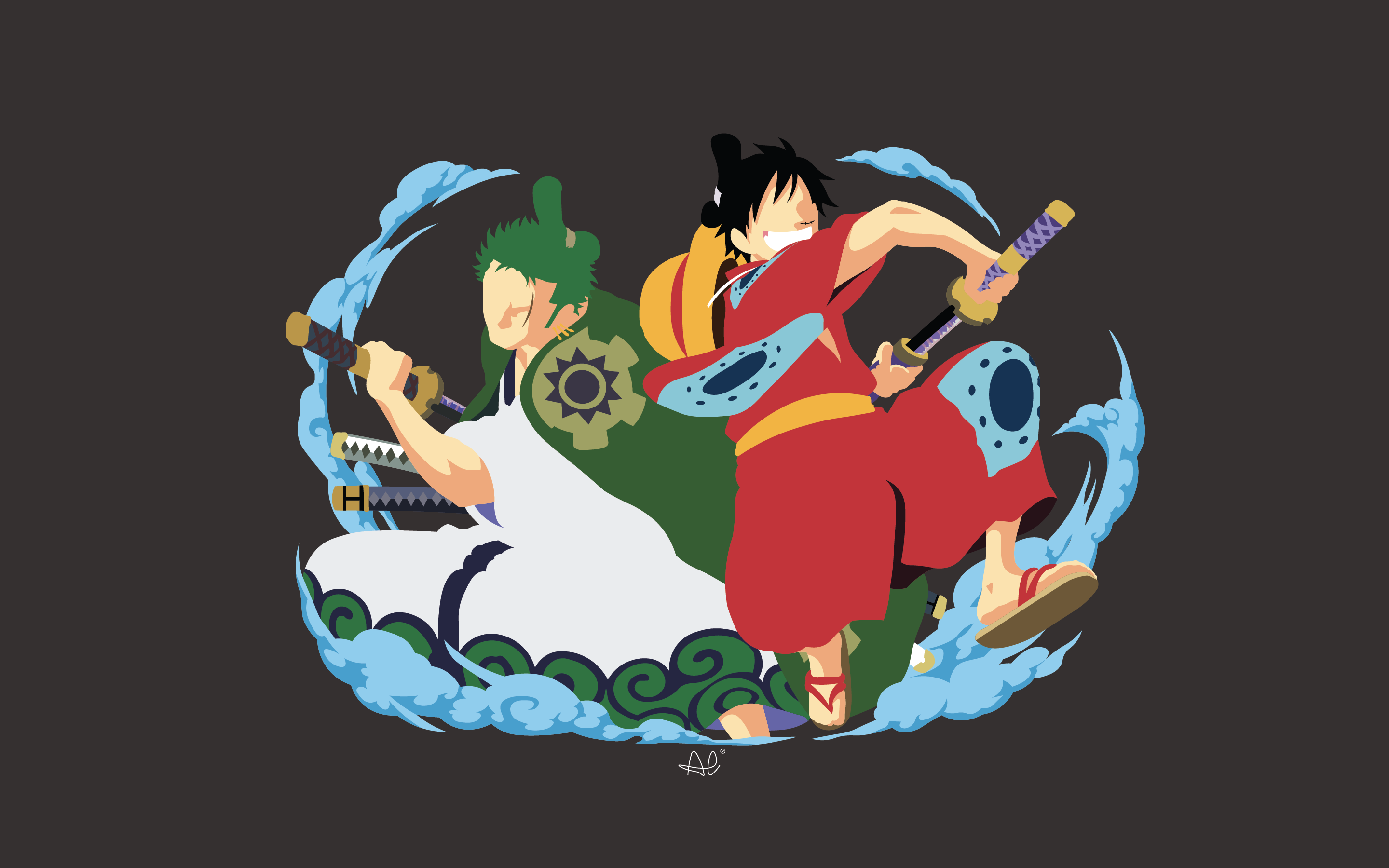 Zoro and Luffy Wallpaper Free Zoro and Luffy Background