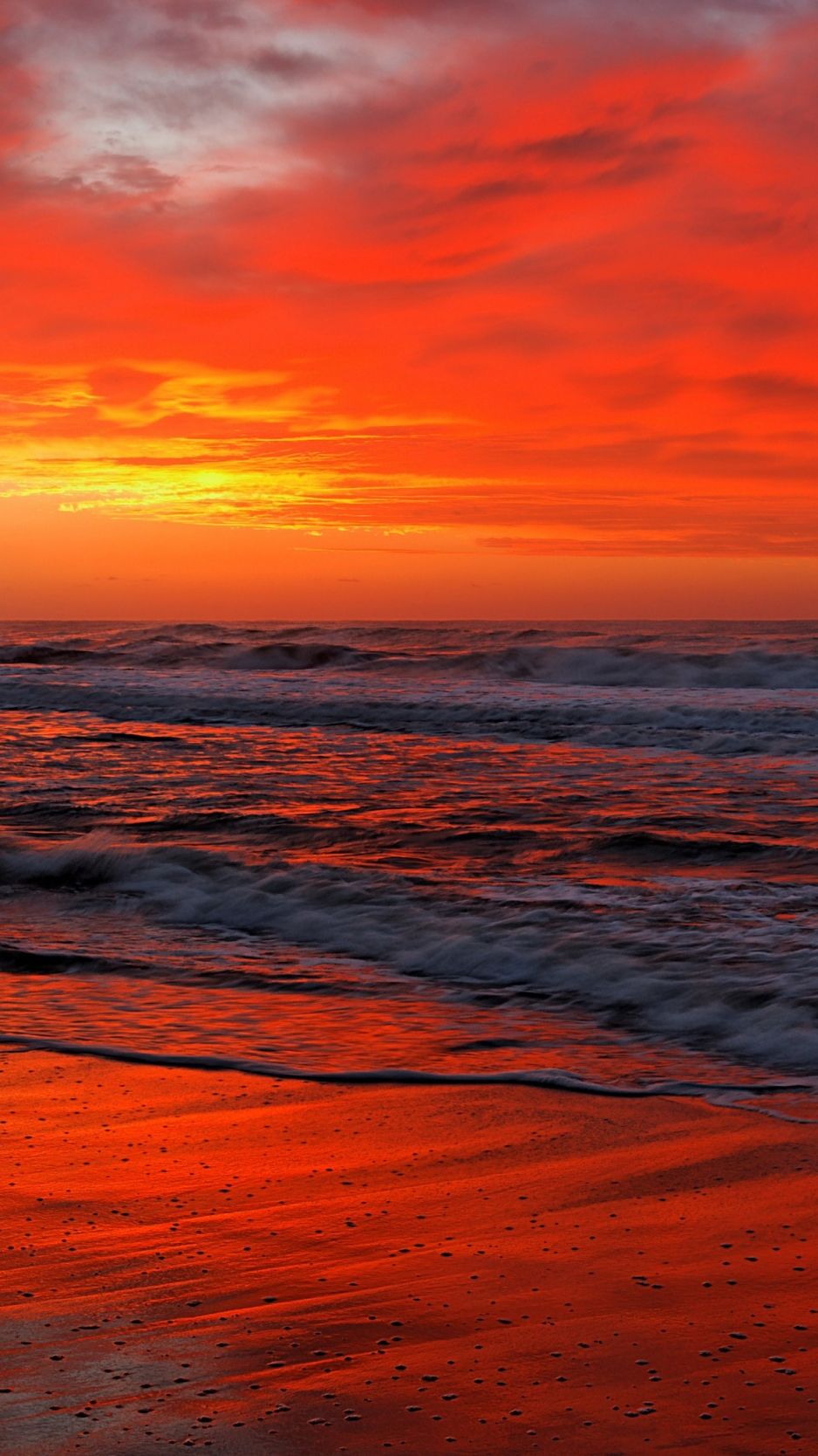 Iphone Wallpaper 4k Beach Sunset 1125x2436 Beautiful Beach Sunset