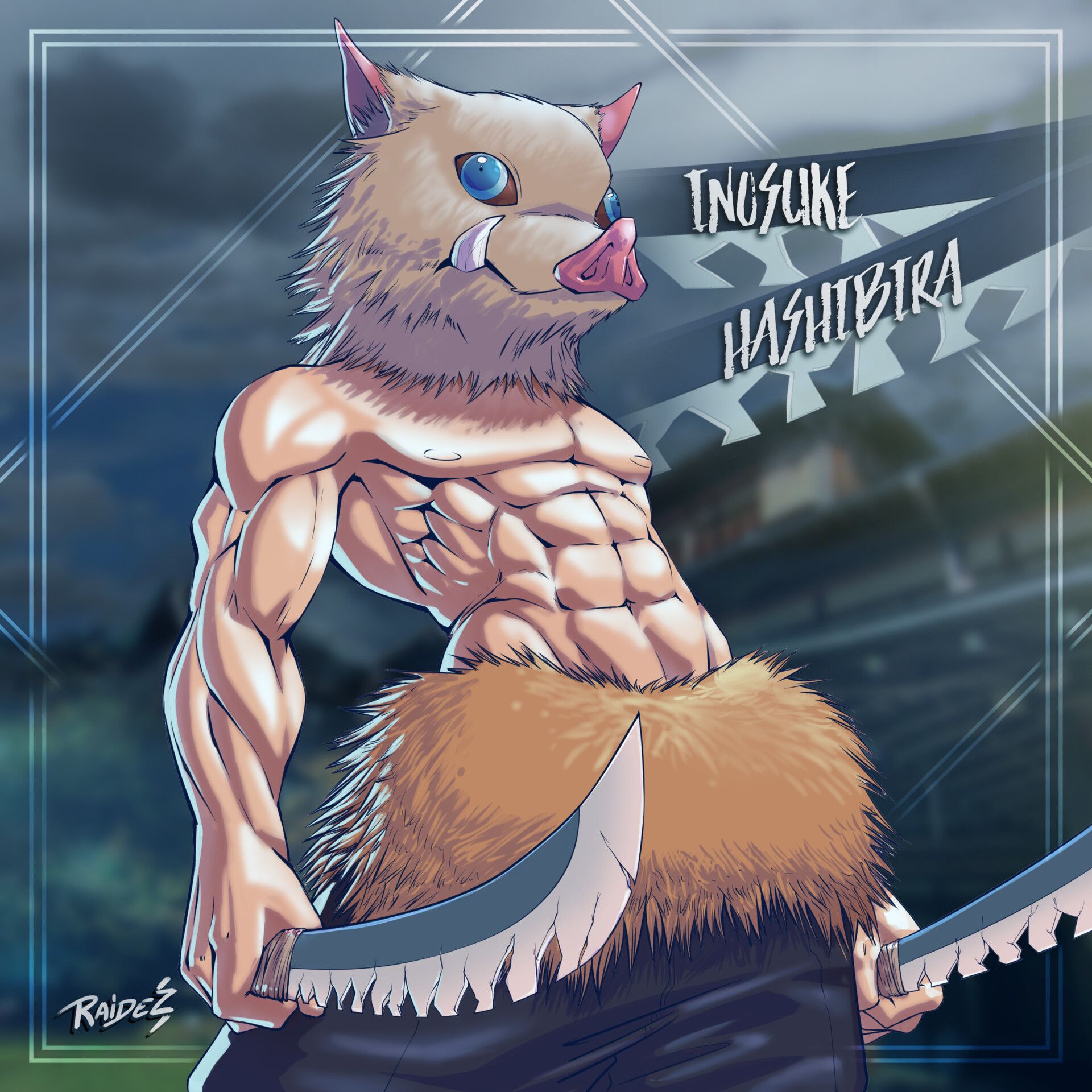 Inosuke Hashibira Wallpaper