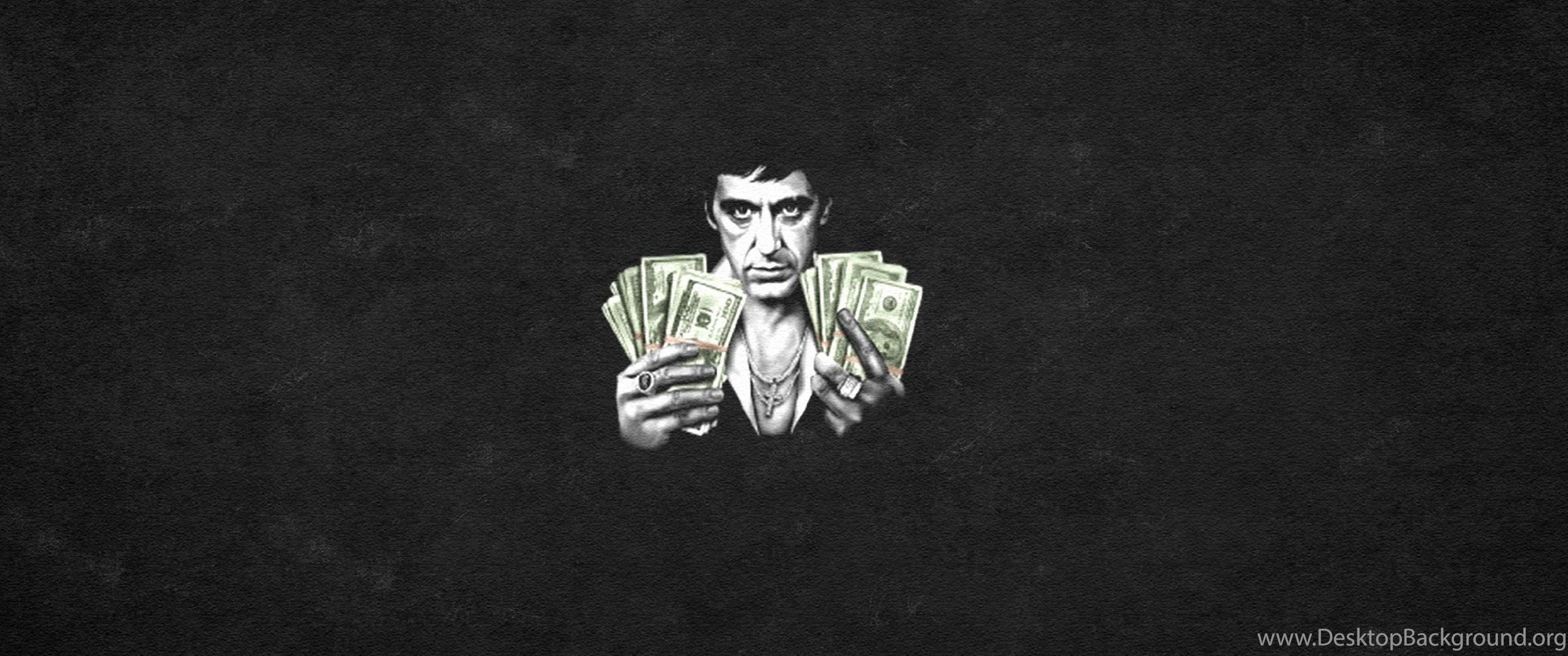 Download Wallpaper 3840x2160 Scarface, Al Pacino, Drawing 4K Ultra. Desktop Background
