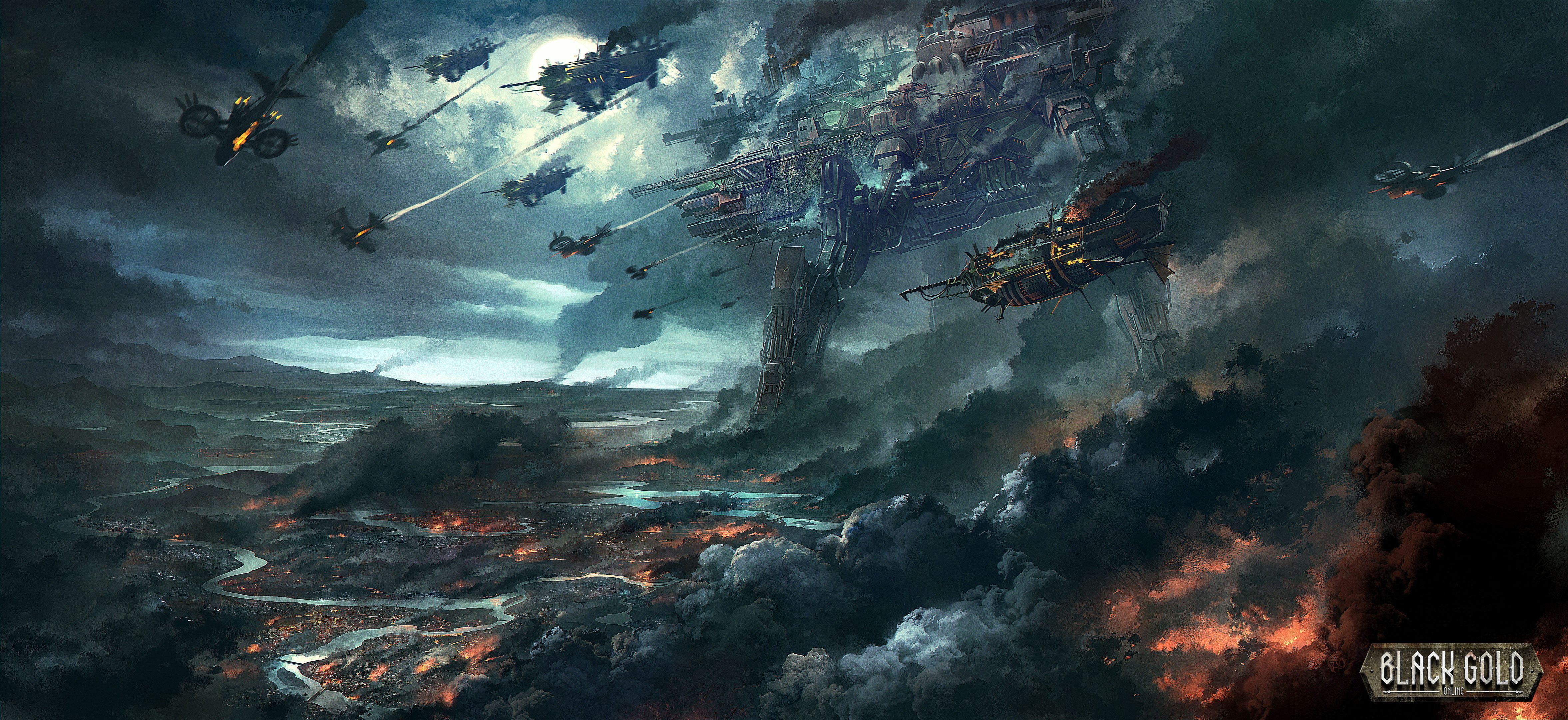 Black Gold Online Computer Wallpaper, Desktop Backgroundx2160. Steampunk wallpaper, Anime wallpaper 1920x1080, Background image