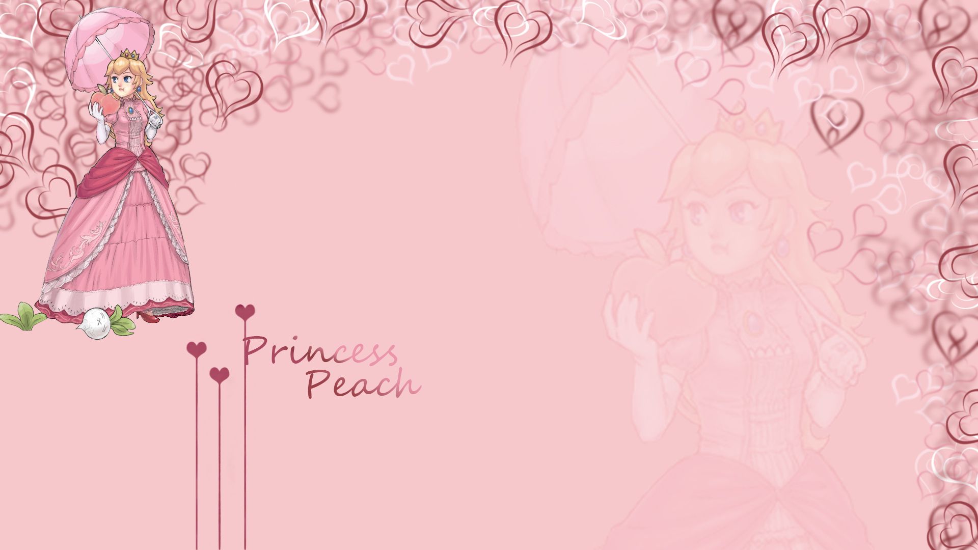 Pink Disney Princess Background