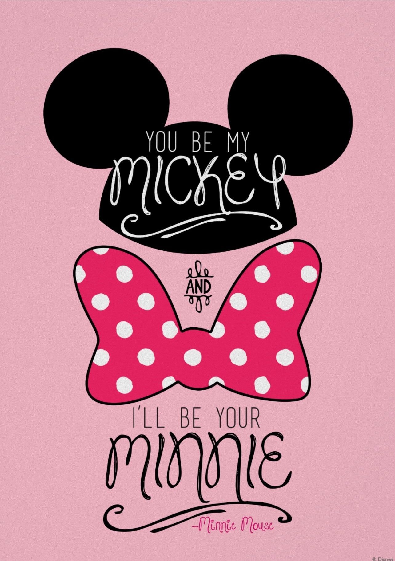 Mickey and Minnie Mouse Wallpaper