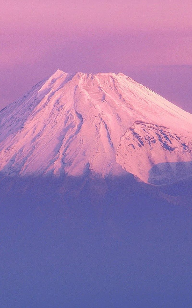 Fujiyama Japanese Mountain Purple Sky Galaxy Note HD Wallpaper Note HD Wallpaper