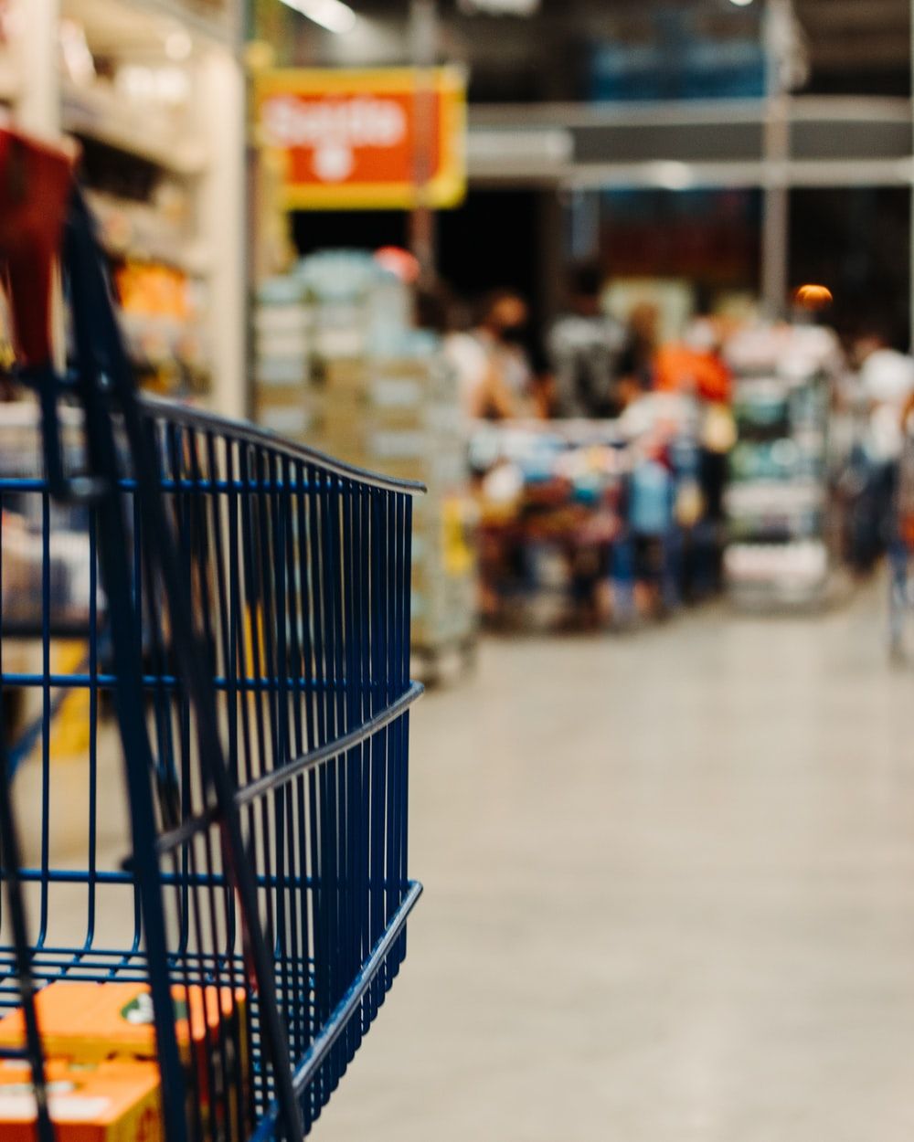 Grocery Cart Picture. Download Free Image